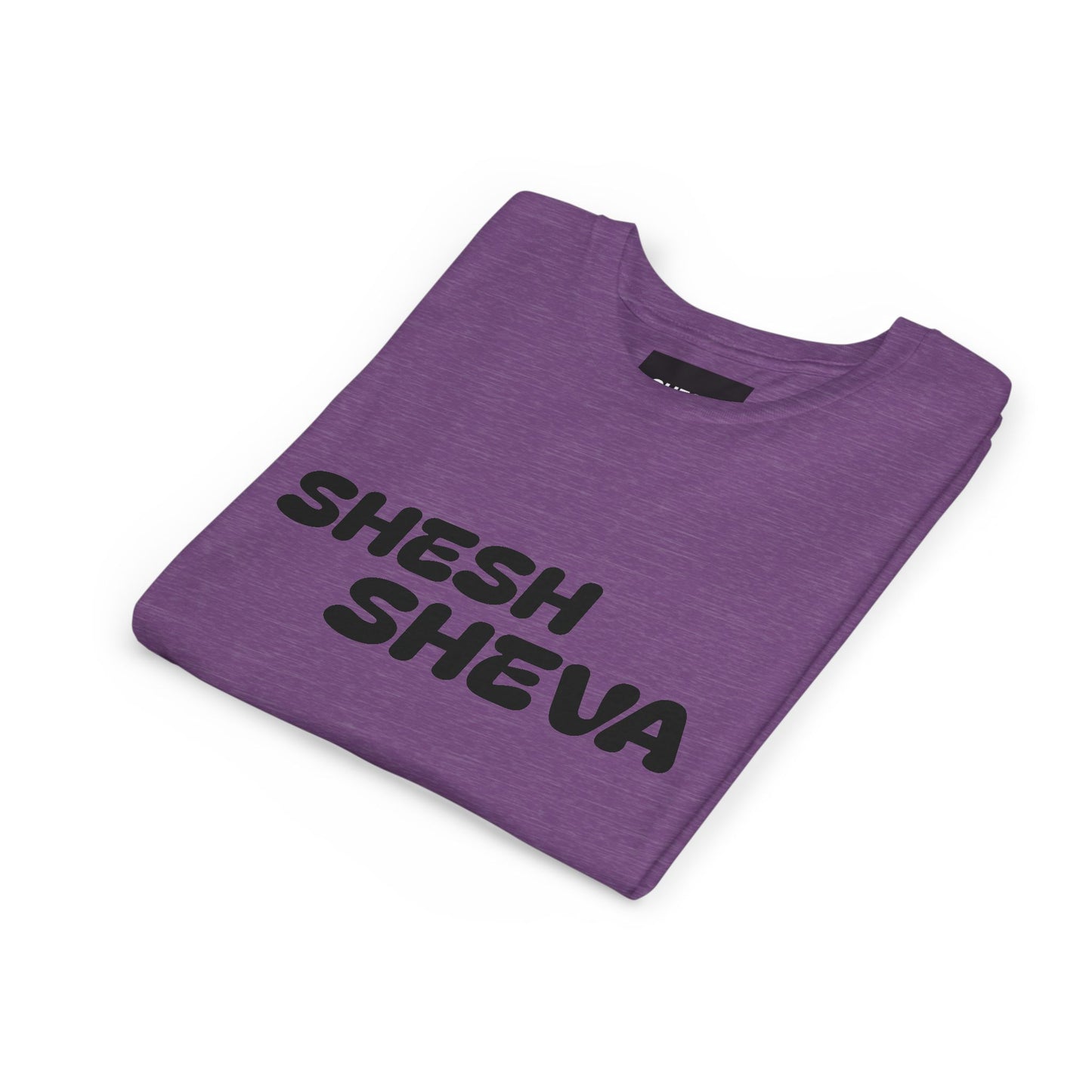 A - Shesh-Sheva™ Kids & Youth Tee | Bold English-Hebrew Streetwear Energy