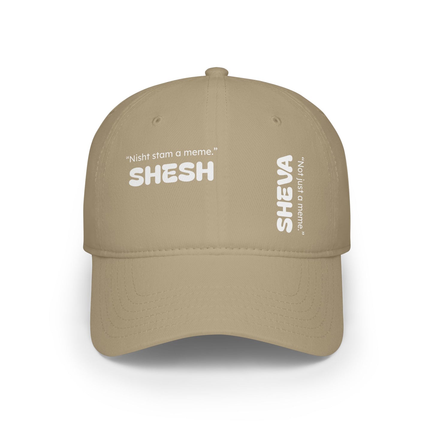Baseball Cap - SHESH SHEVA Streetwear Brand -Global Meme Energy, Spiritual Balance ⚡