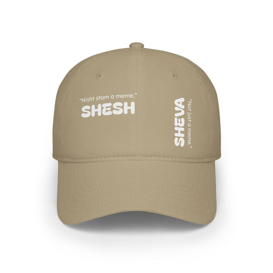Baseball Cap - SHESH SHEVA Streetwear Brand -Global Meme Energy, Spiritual Balance ⚡