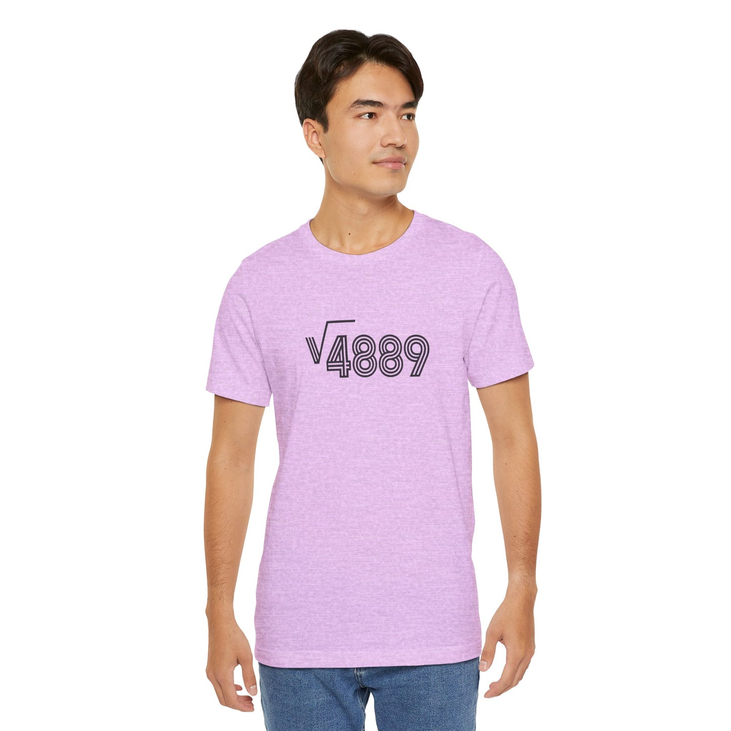 √4889 Rounded Graphic Tee — Shesh‑Sheva® Minimal Streetwear