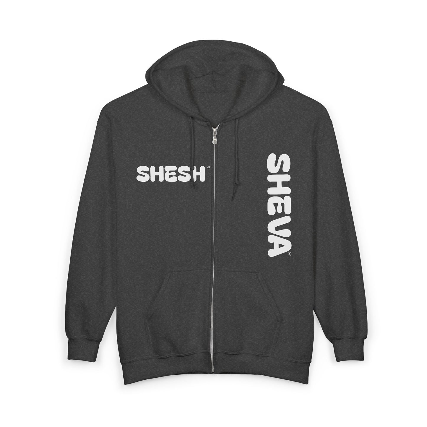 Shesh / Sheva Zip Hoodie – "Not Just a Meme" Black Full-Zip Sweatshirt 67
