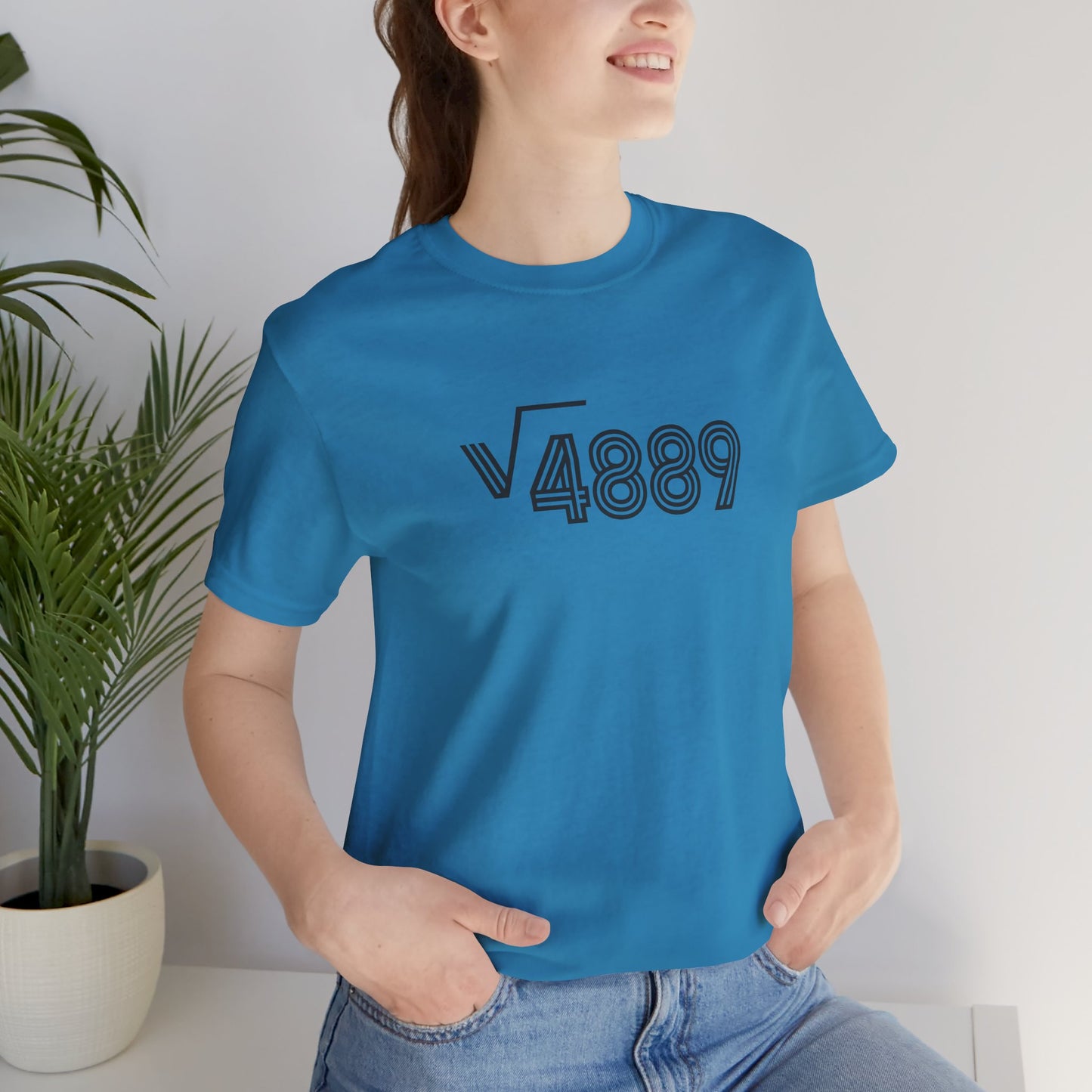√4889 Rounded Graphic Tee — Shesh‑Sheva® Minimal Streetwear