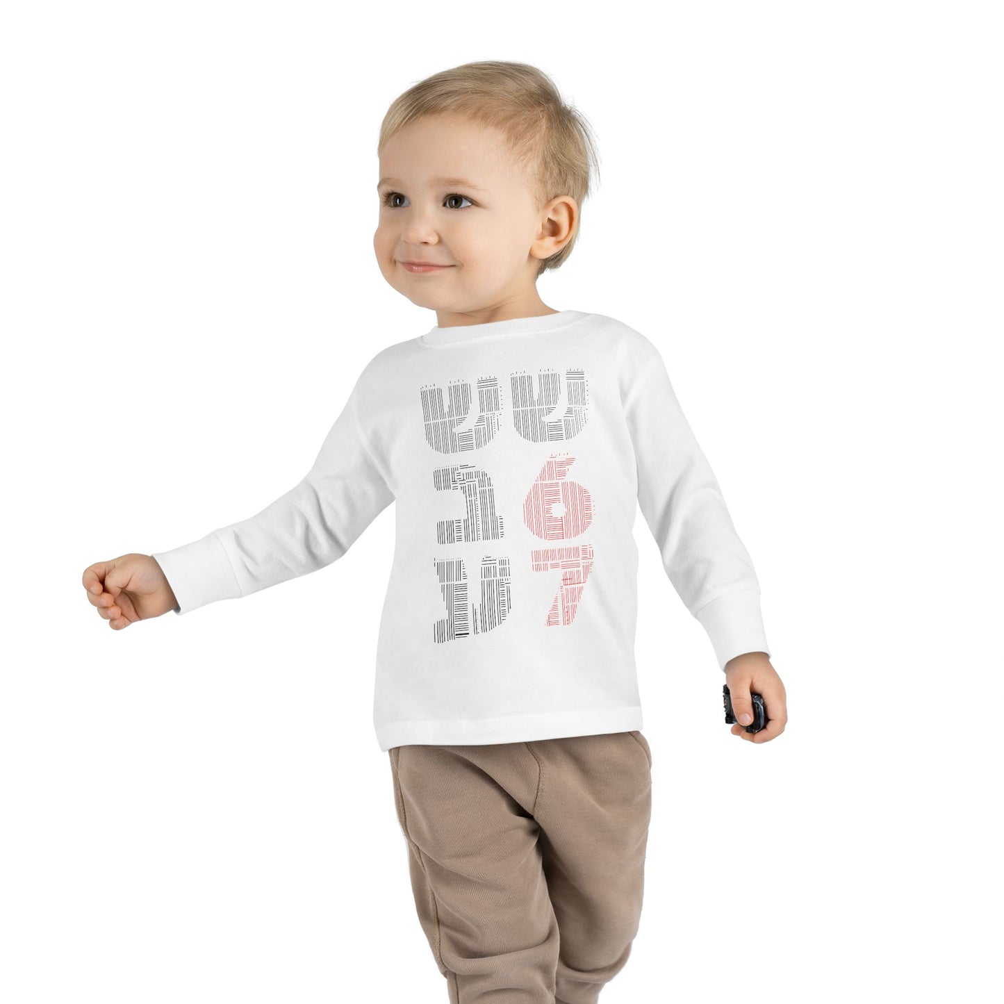 A - Toddler Long Sleeve Tee - 67 Street Vibes | SHESH-SHEVA