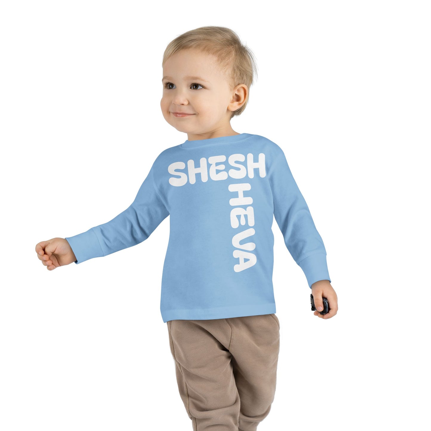 At - SHESH SHEVA™ Toddler Long Sleeve Tee | Bold Street-Fun Energy for Kids
