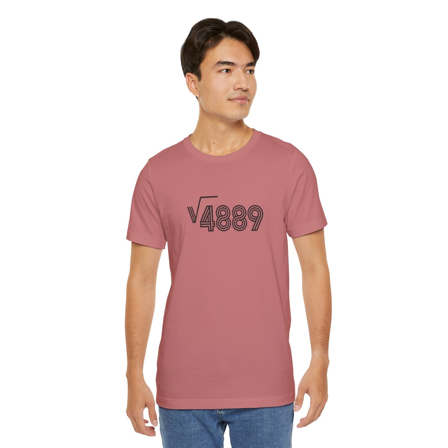 √4889 Rounded Graphic Tee — Shesh‑Sheva® Minimal Streetwear