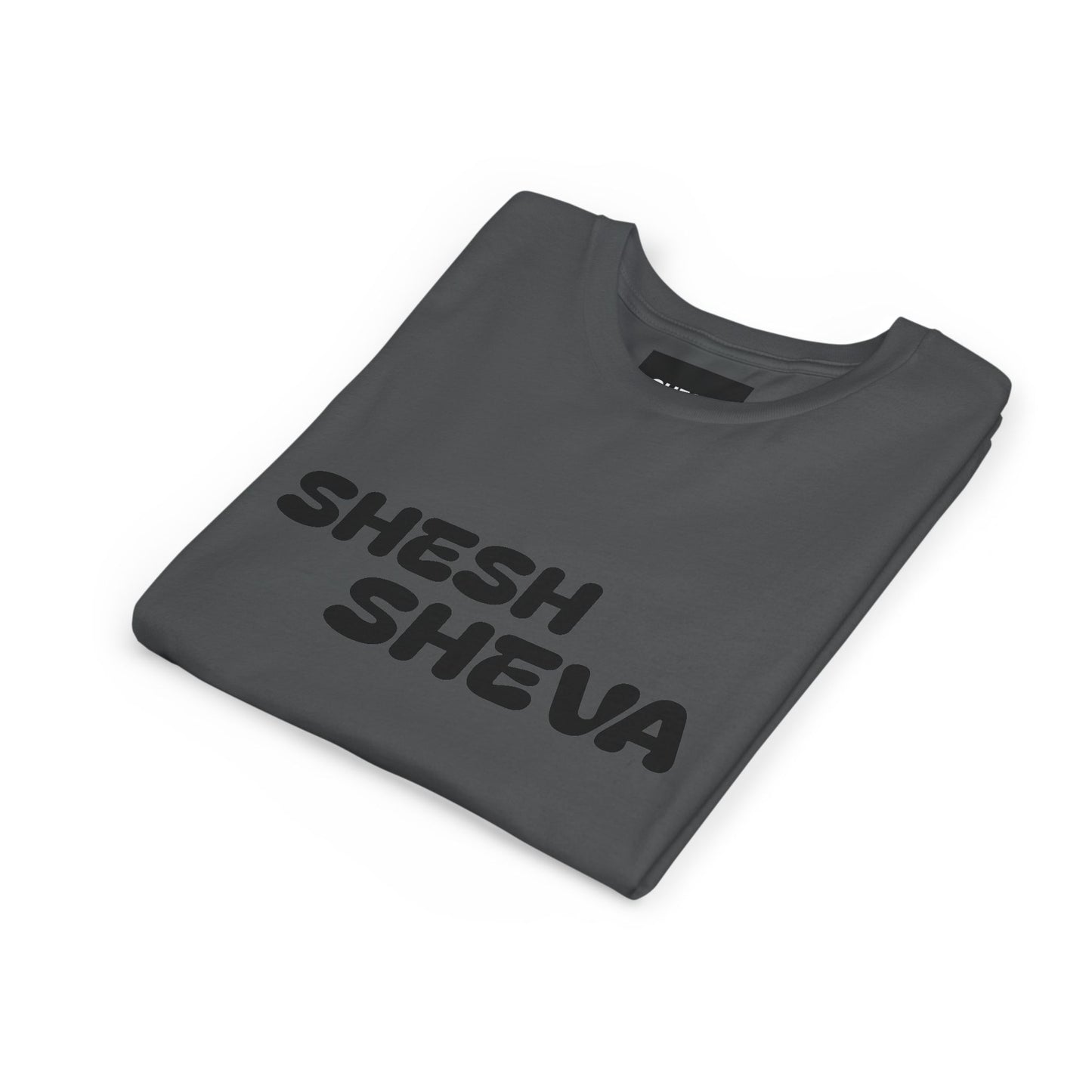 A - Shesh-Sheva™ Kids & Youth Tee | Bold English-Hebrew Streetwear Energy