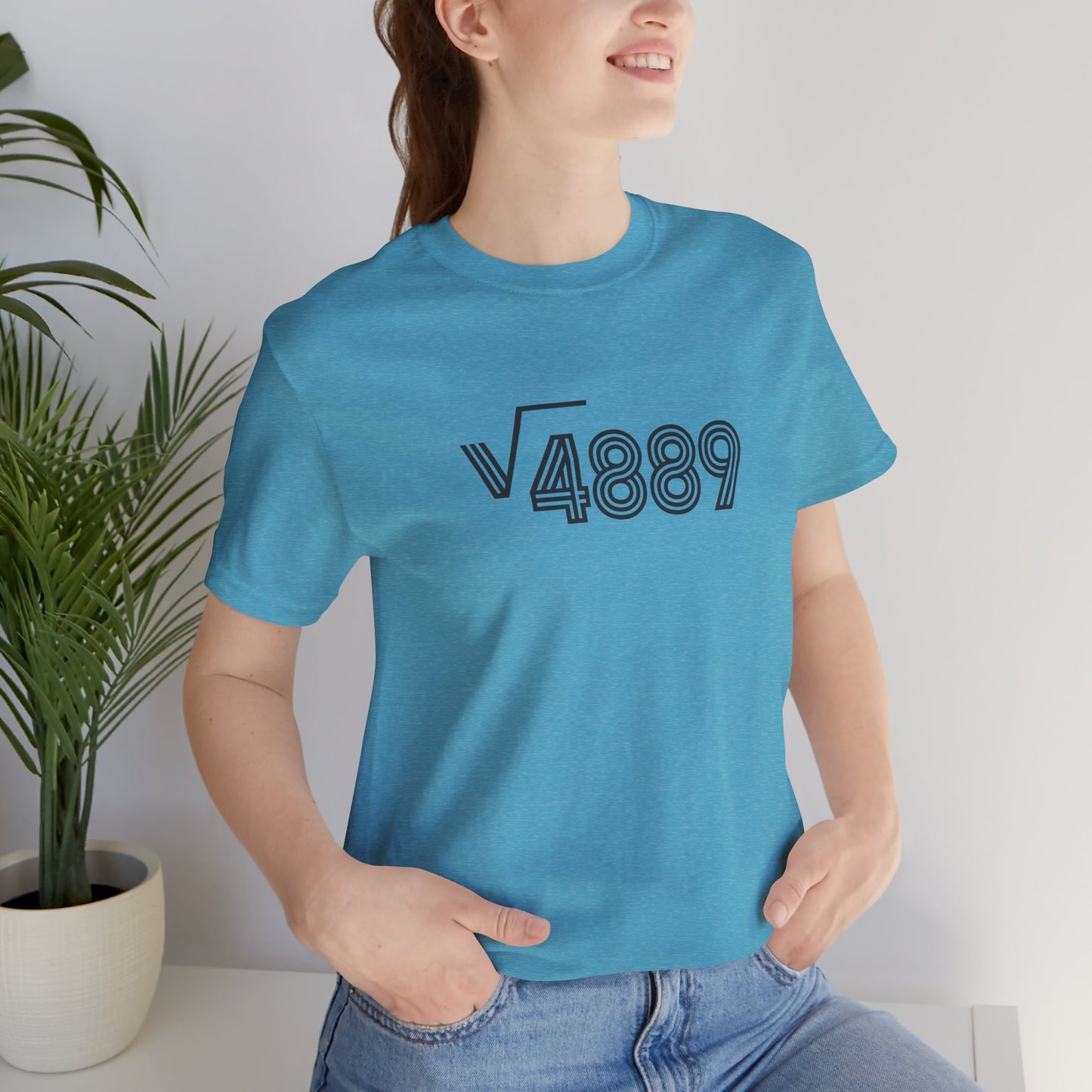 √4889 Rounded Graphic Tee — Shesh‑Sheva® Minimal Streetwear