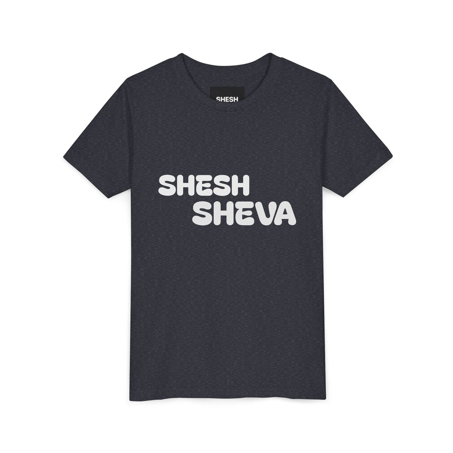 A - Shesh-Sheva™ Kids & Youth Tee | Bold English-Hebrew Streetwear Energy