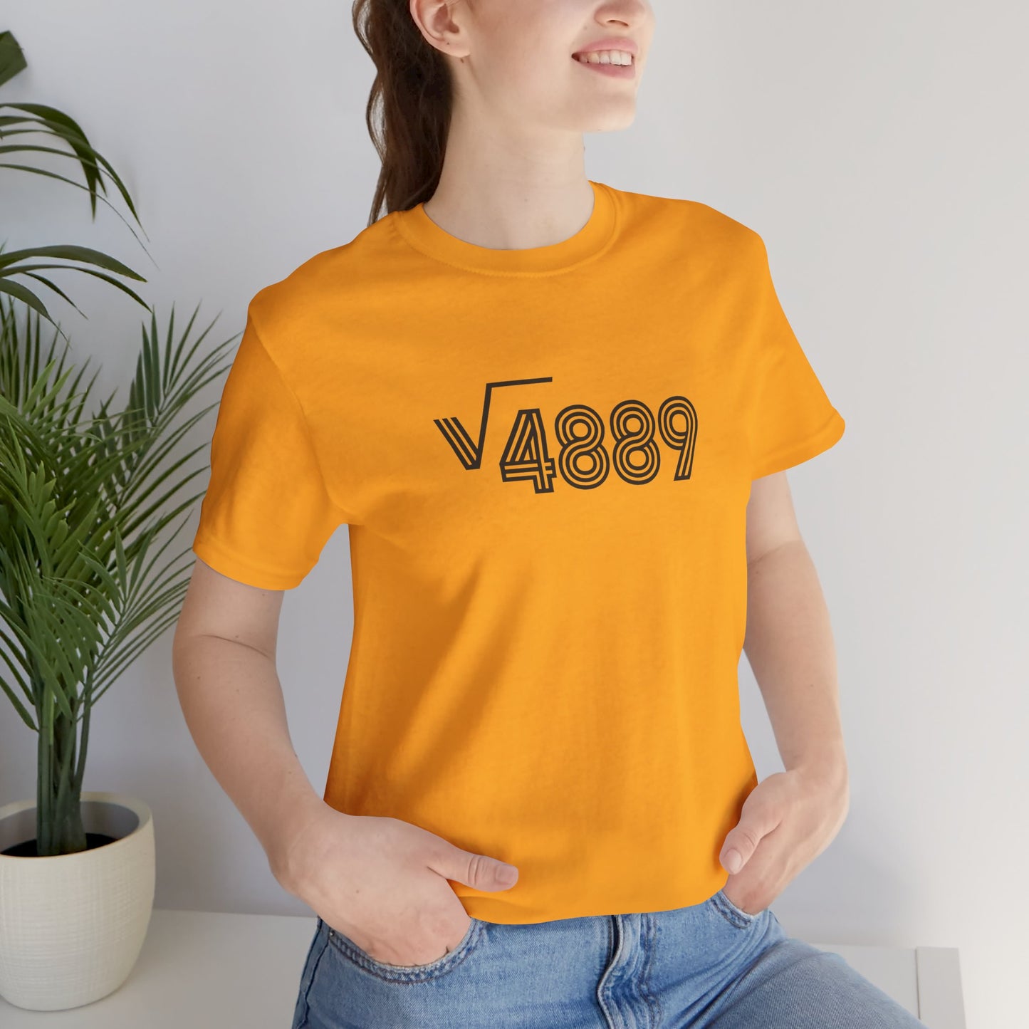 √4889 Rounded Graphic Tee — Shesh‑Sheva® Minimal Streetwear