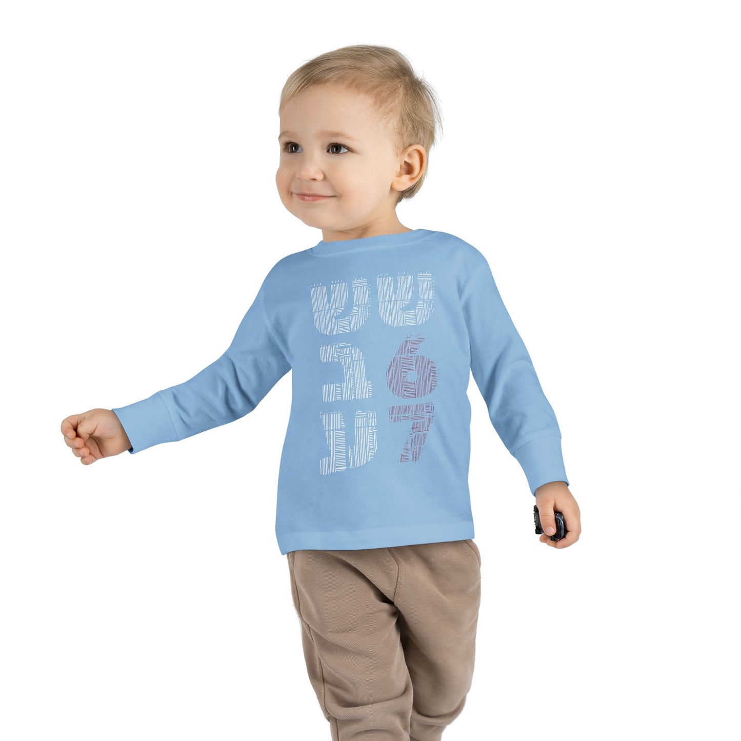 A - Toddler Long Sleeve Tee - 67 Street Vibes | SHESH-SHEVA