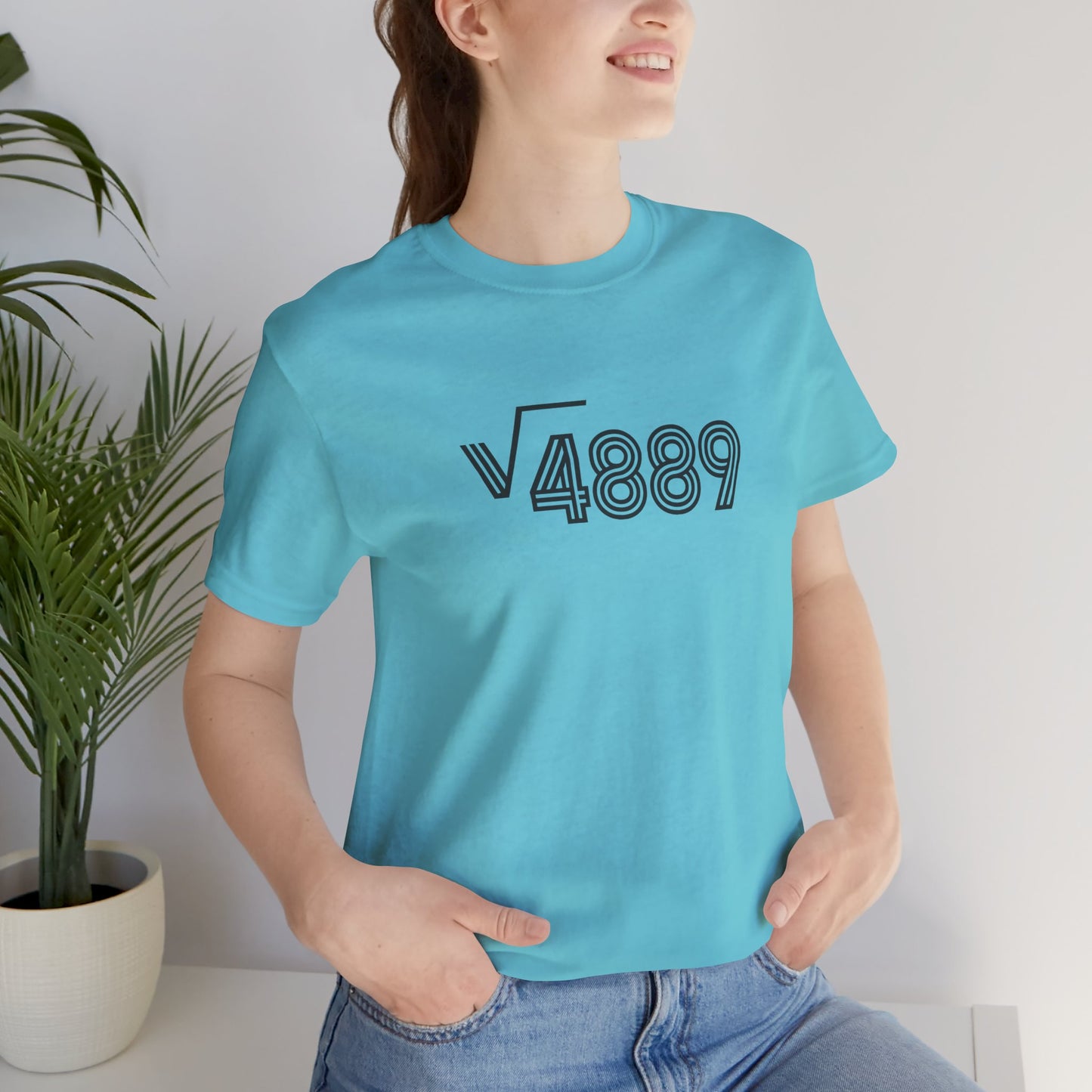√4889 Rounded Graphic Tee — Shesh‑Sheva® Minimal Streetwear