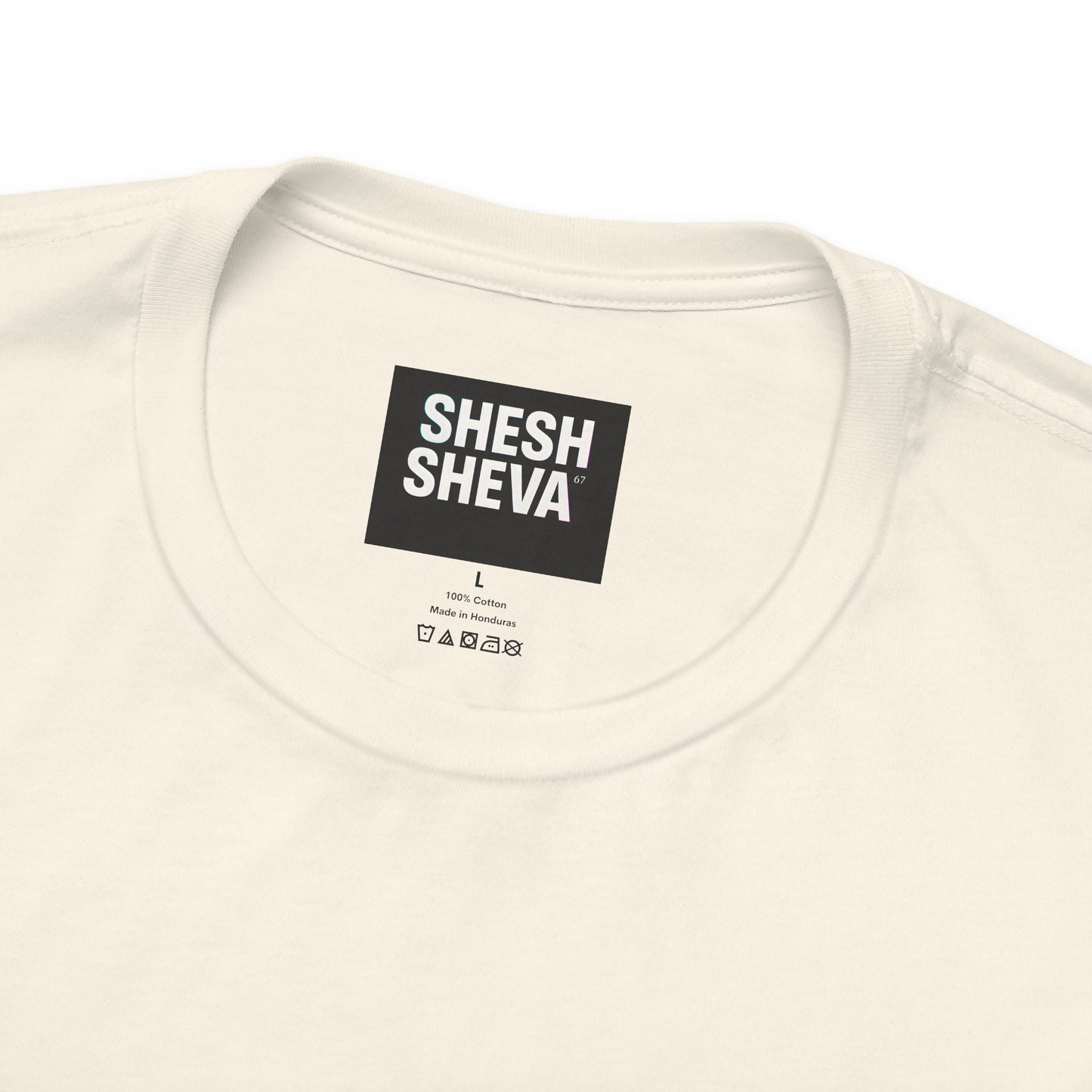 √4889 Rounded Graphic Tee — Shesh‑Sheva® Minimal Streetwear