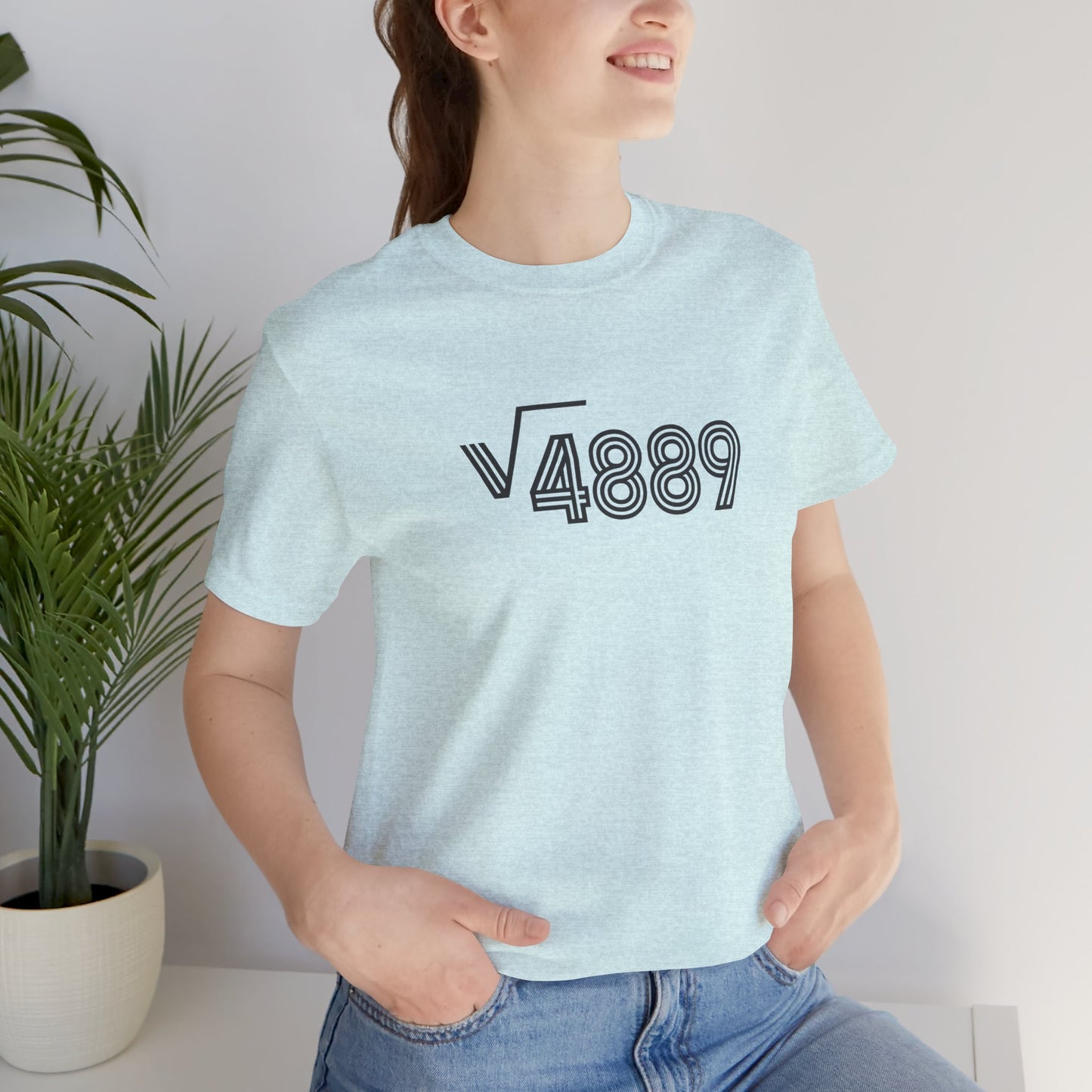 √4889 Rounded Graphic Tee — Shesh‑Sheva® Minimal Streetwear