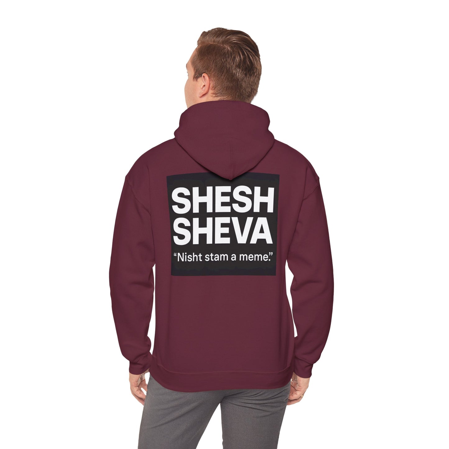 Hooded Sweatshirt - SHESH SHEVA Streetwear Collection | Israeli Originality & Global Meme Energy