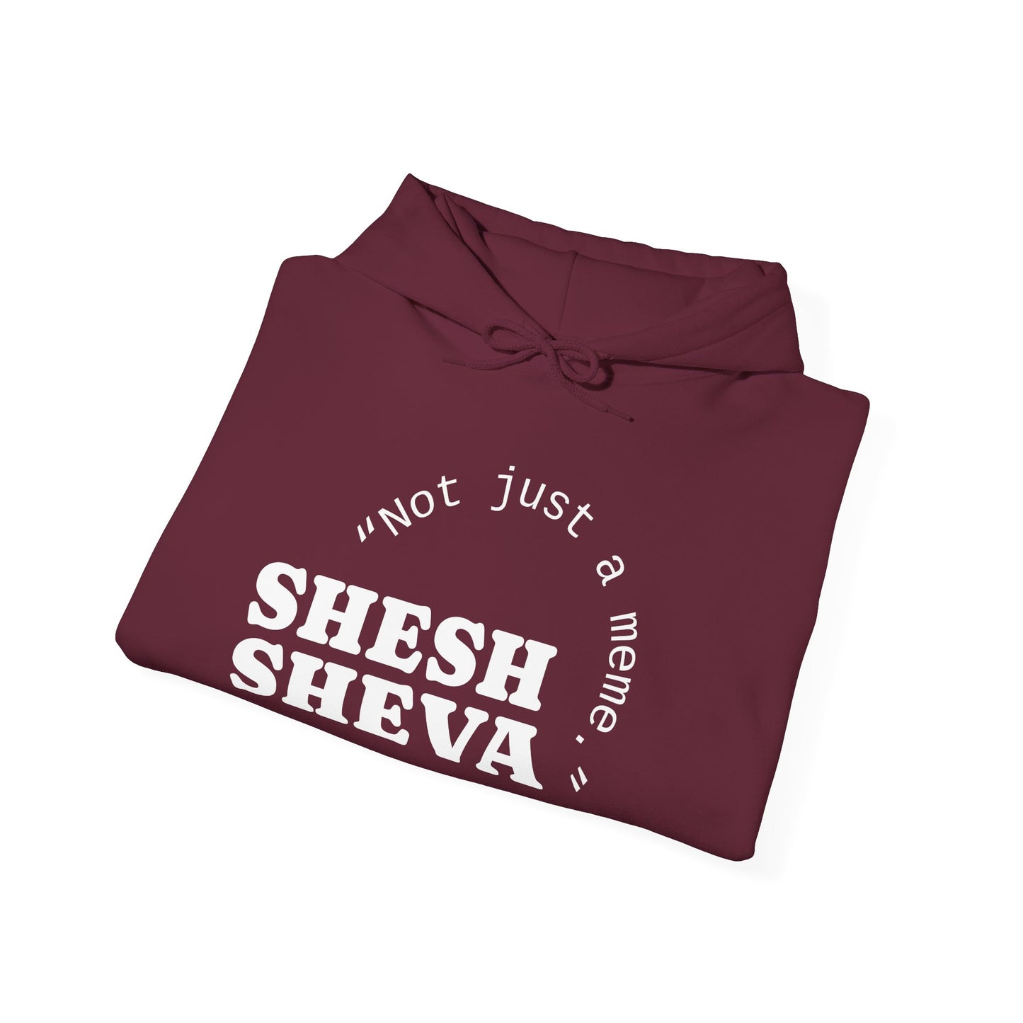 Shesh Sheva Hoodie - "Not Just a Meme" Graphic Sweatshirt