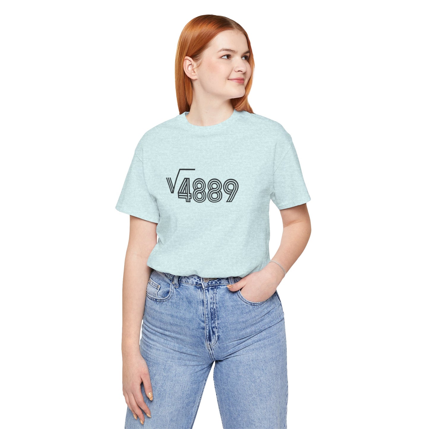 √4889 Rounded Graphic Tee — Shesh‑Sheva® Minimal Streetwear