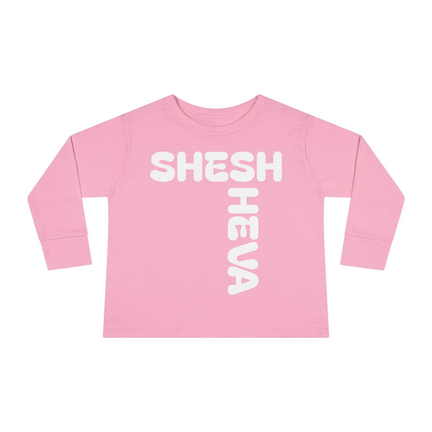 At - SHESH SHEVA™ Toddler Long Sleeve Tee | Bold Street-Fun Energy for Kids