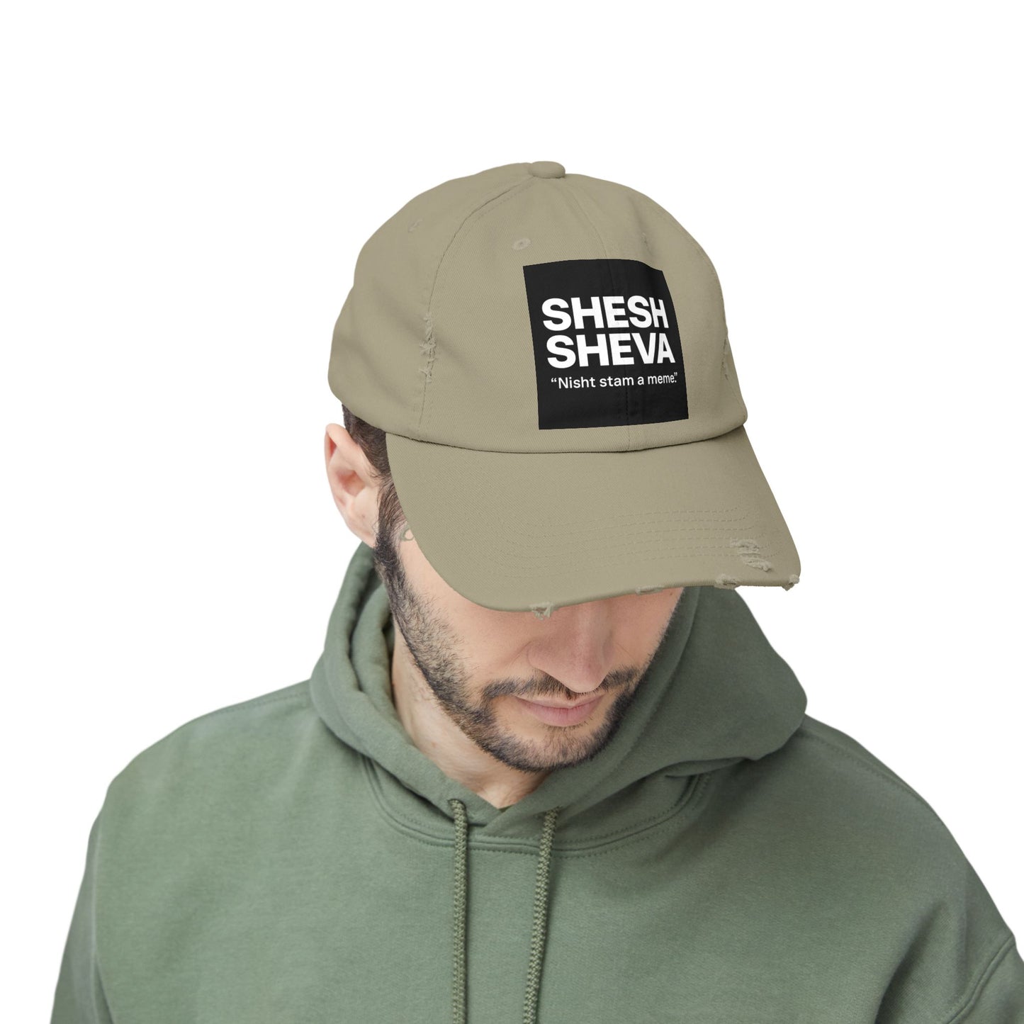 Distressed Cap - SHESH SHEVA Streetwear Vibe ⚡