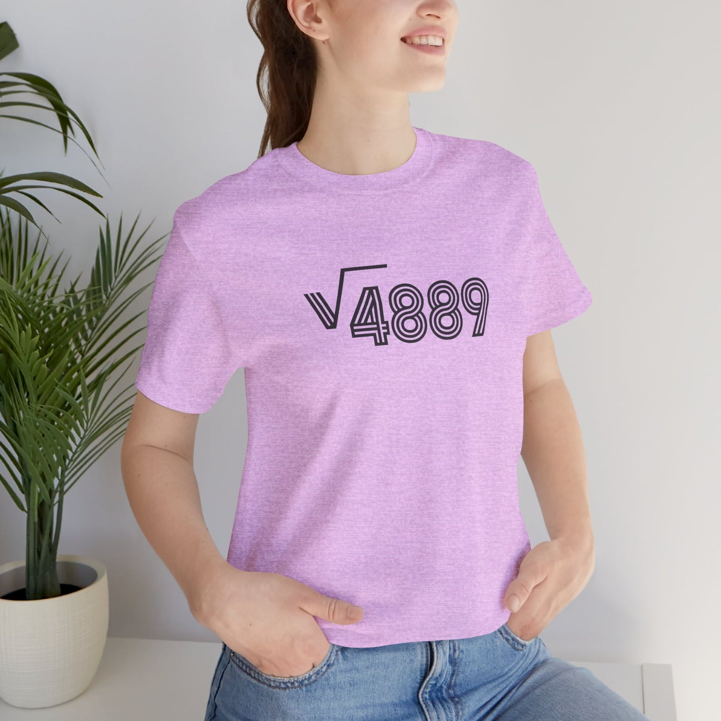 √4889 Rounded Graphic Tee — Shesh‑Sheva® Minimal Streetwear