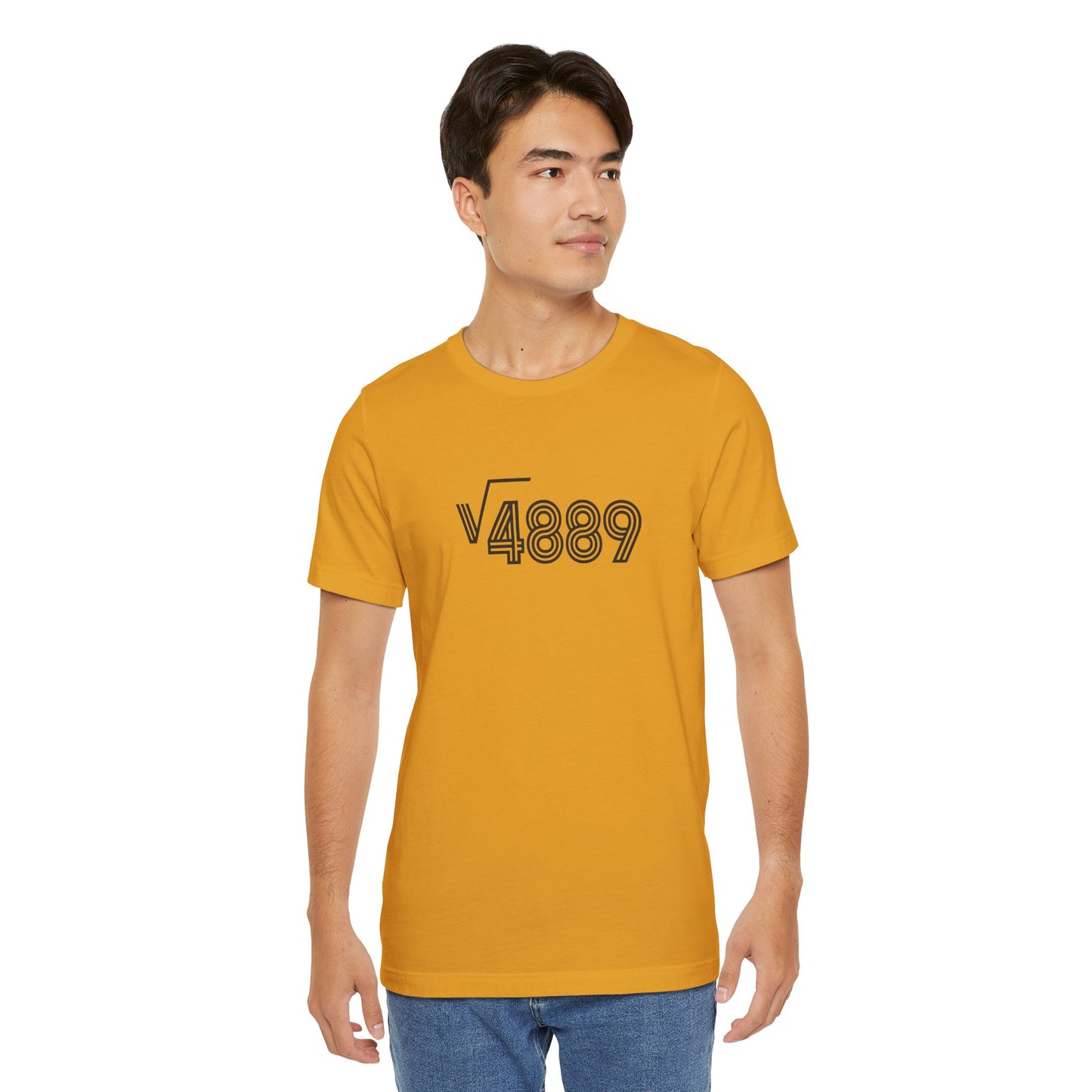 √4889 Rounded Graphic Tee — Shesh‑Sheva® Minimal Streetwear