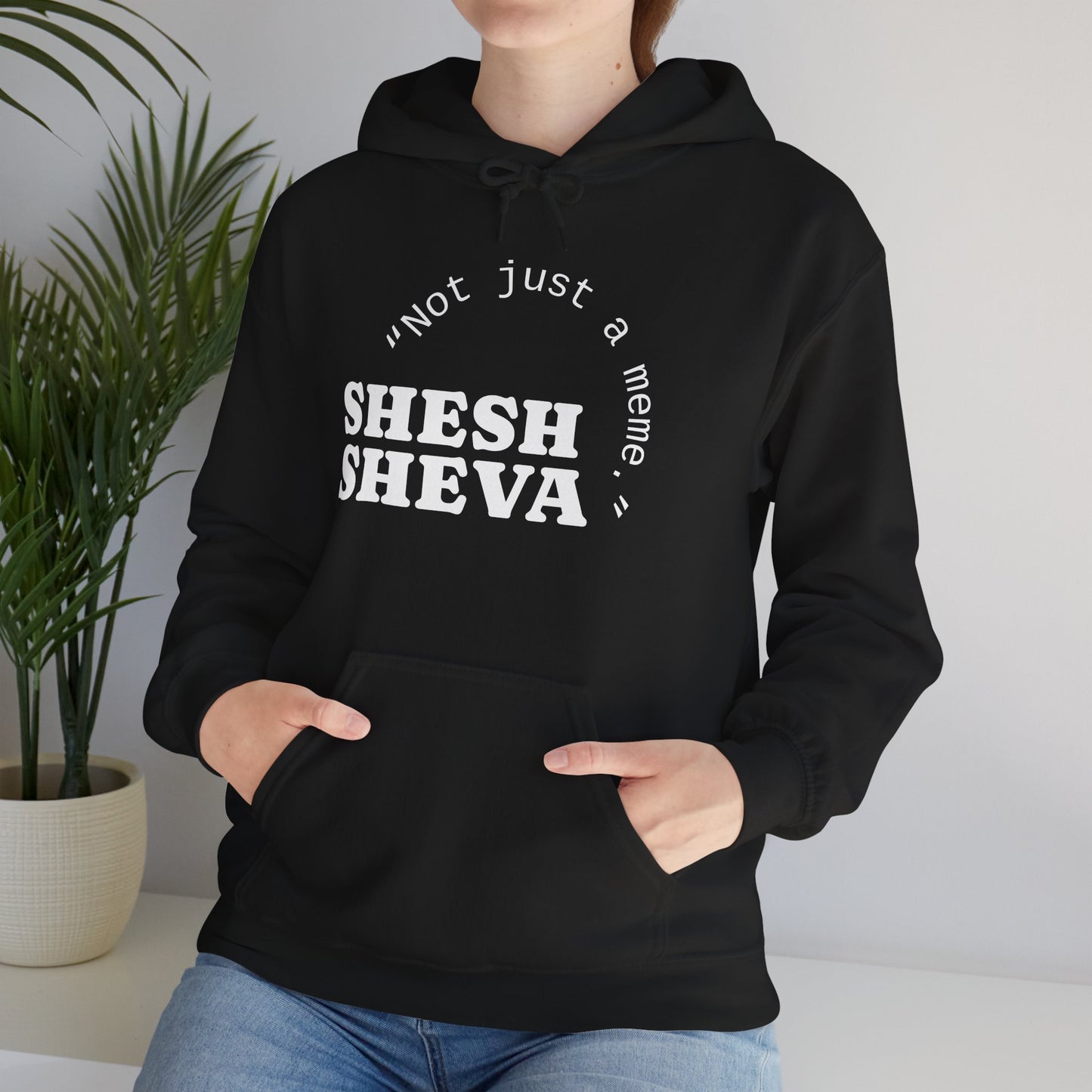 Shesh Sheva Hoodie - "Not Just a Meme" Graphic Sweatshirt