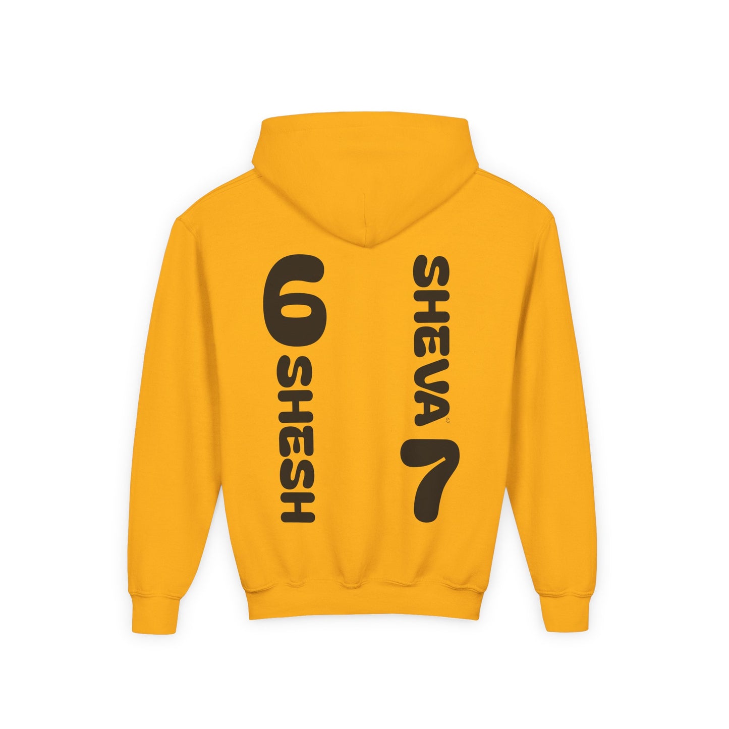 SHESH6 SHEVA7 Kids Hoodie back design – “Not Just a Meme”