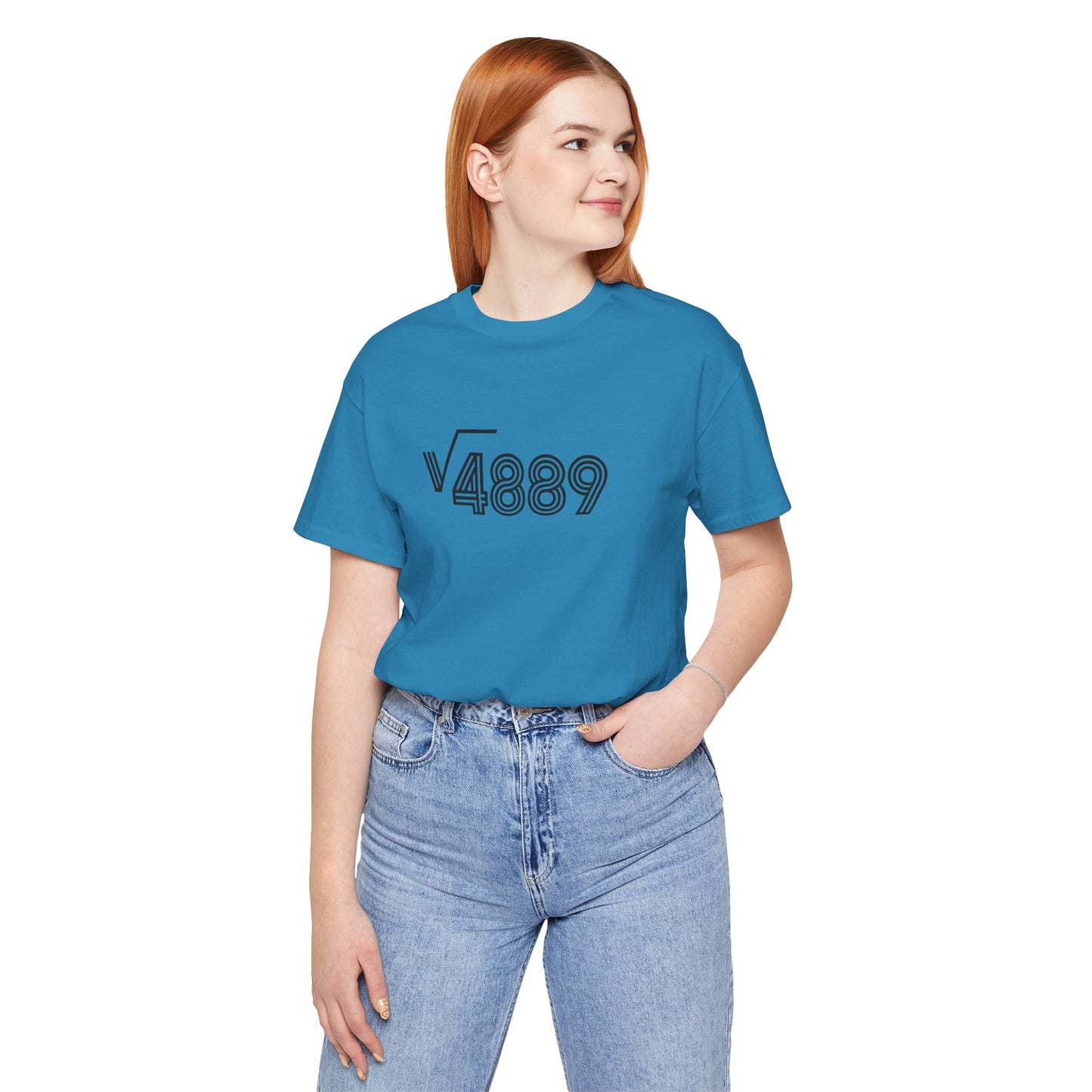 √4889 Rounded Graphic Tee — Shesh‑Sheva® Minimal Streetwear
