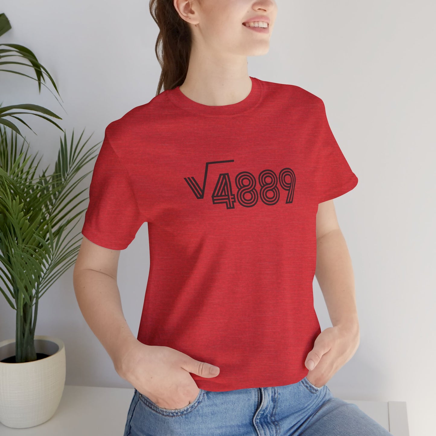 √4889 Rounded Graphic Tee — Shesh‑Sheva® Minimal Streetwear