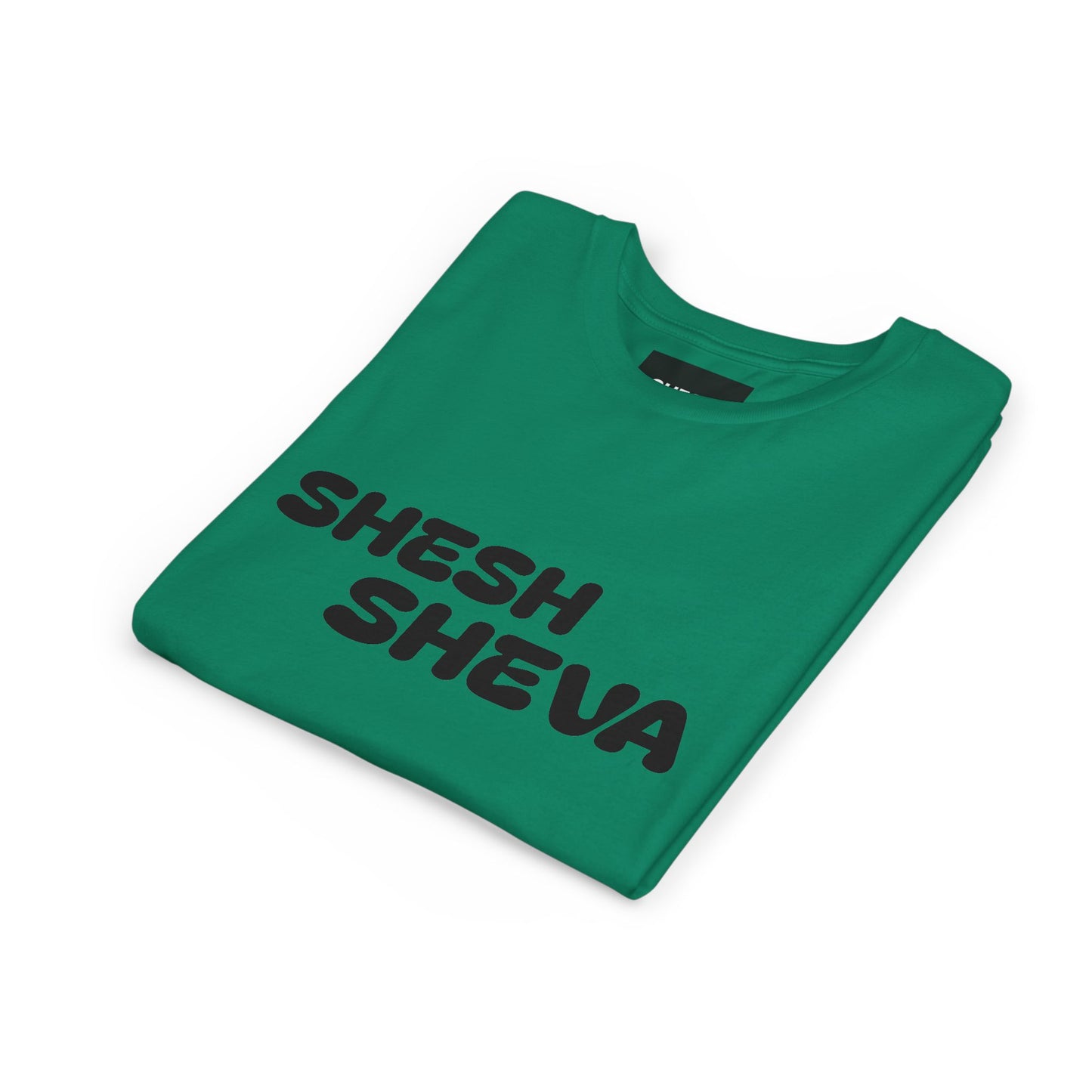 A - Shesh-Sheva™ Kids & Youth Tee | Bold English-Hebrew Streetwear Energy