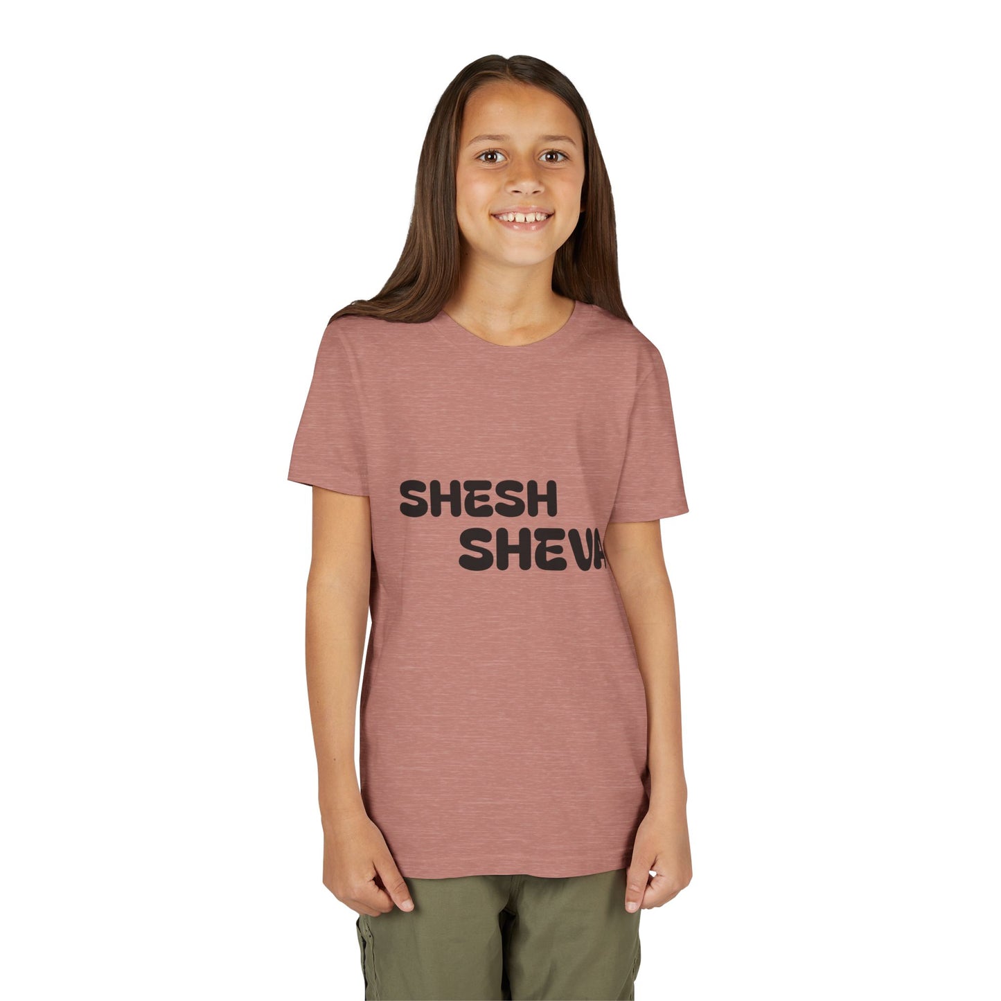 A - Shesh-Sheva™ Kids & Youth Tee | Bold English-Hebrew Streetwear Energy