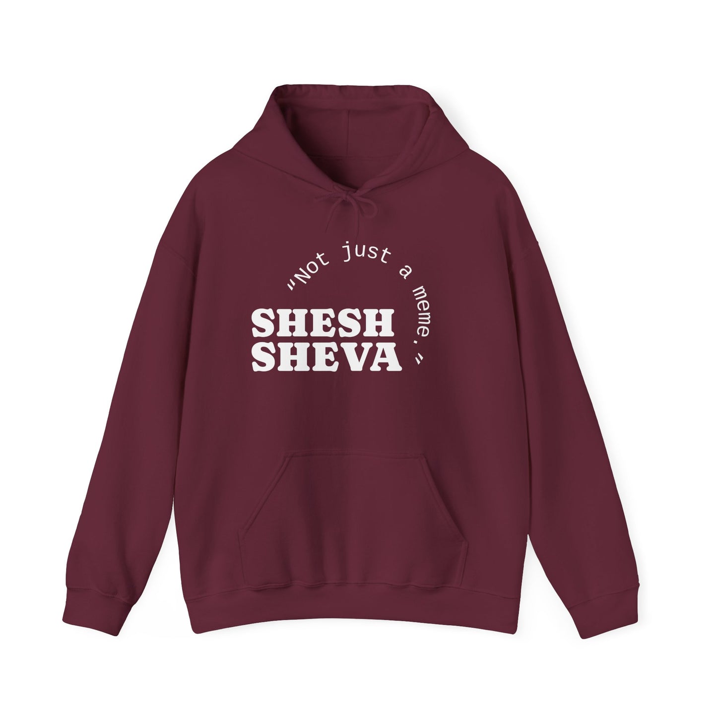 Shesh Sheva Hoodie - "Not Just a Meme" Graphic Sweatshirt