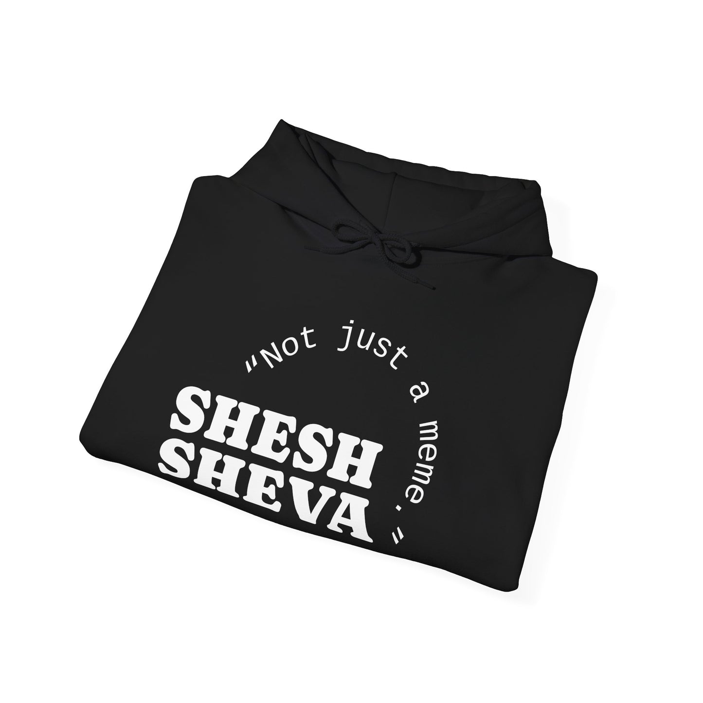 Shesh Sheva Hoodie - "Not Just a Meme" Graphic Sweatshirt