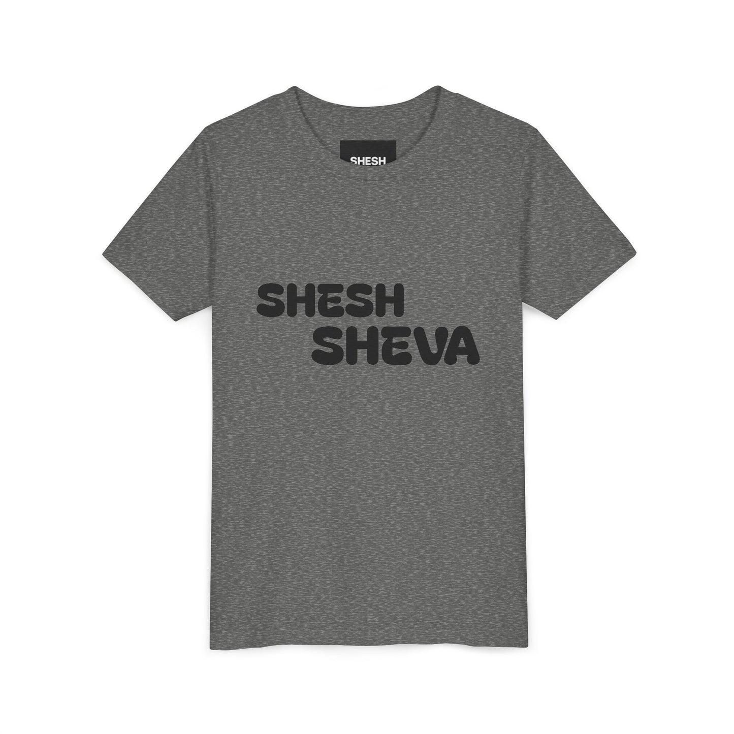 A - Shesh-Sheva™ Kids & Youth Tee | Bold English-Hebrew Streetwear Energy