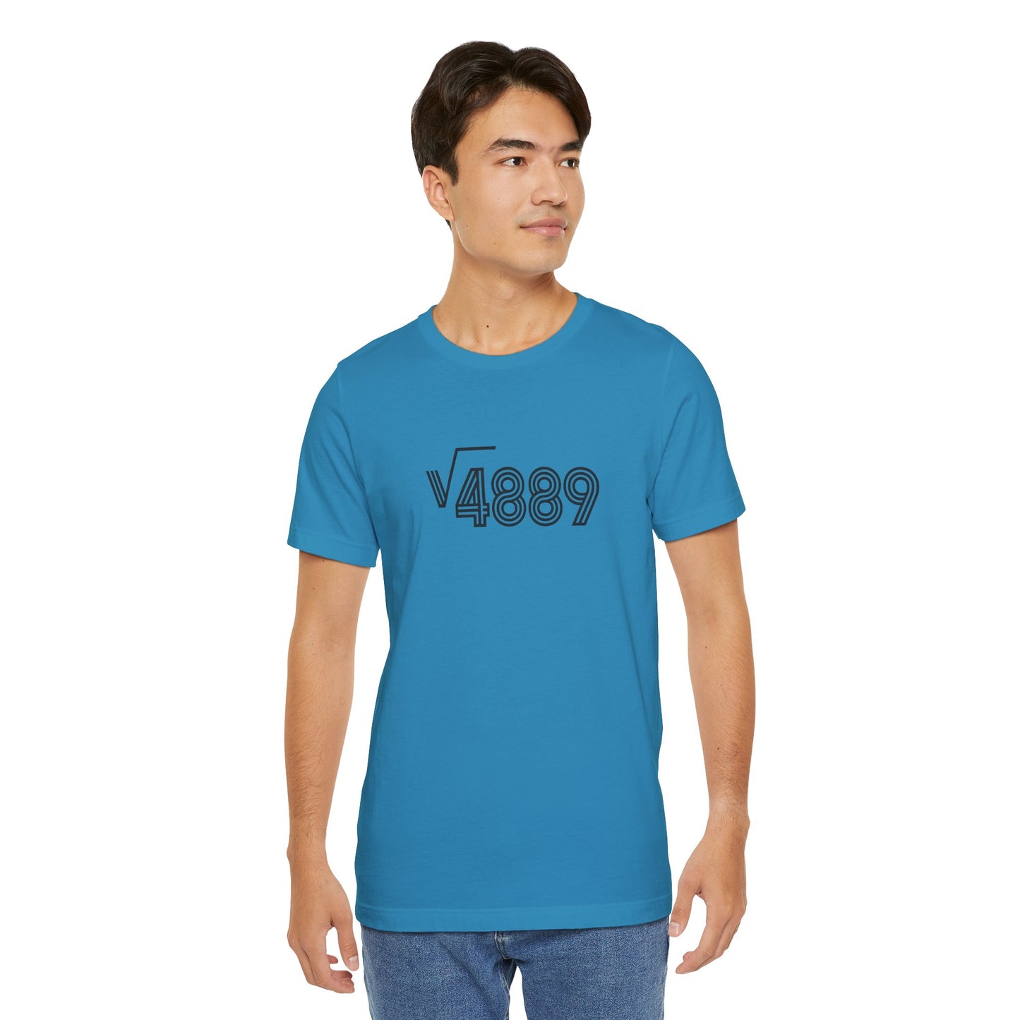 √4889 Rounded Graphic Tee — Shesh‑Sheva® Minimal Streetwear