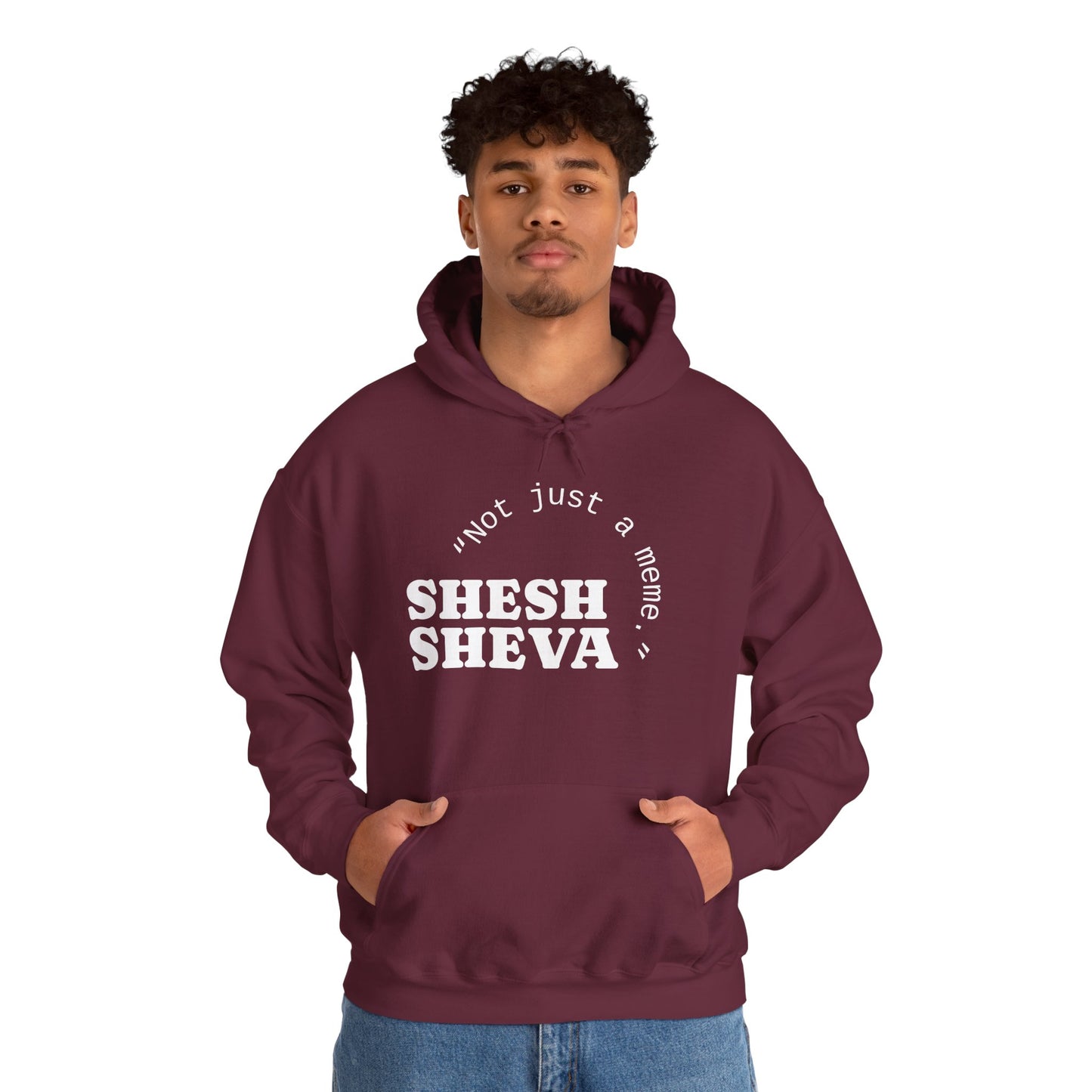 Shesh Sheva Hoodie - "Not Just a Meme" Graphic Sweatshirt