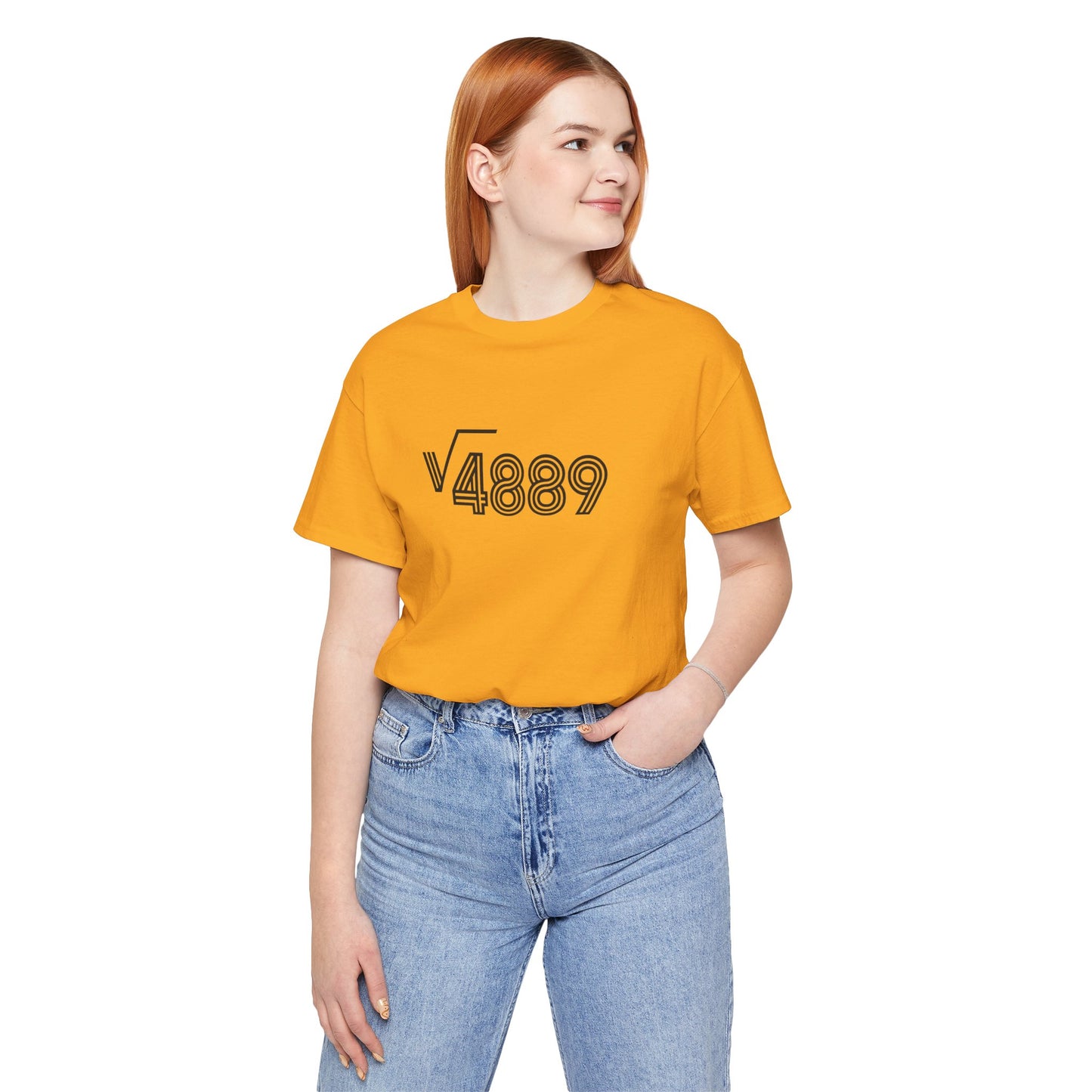 √4889 Rounded Graphic Tee — Shesh‑Sheva® Minimal Streetwear