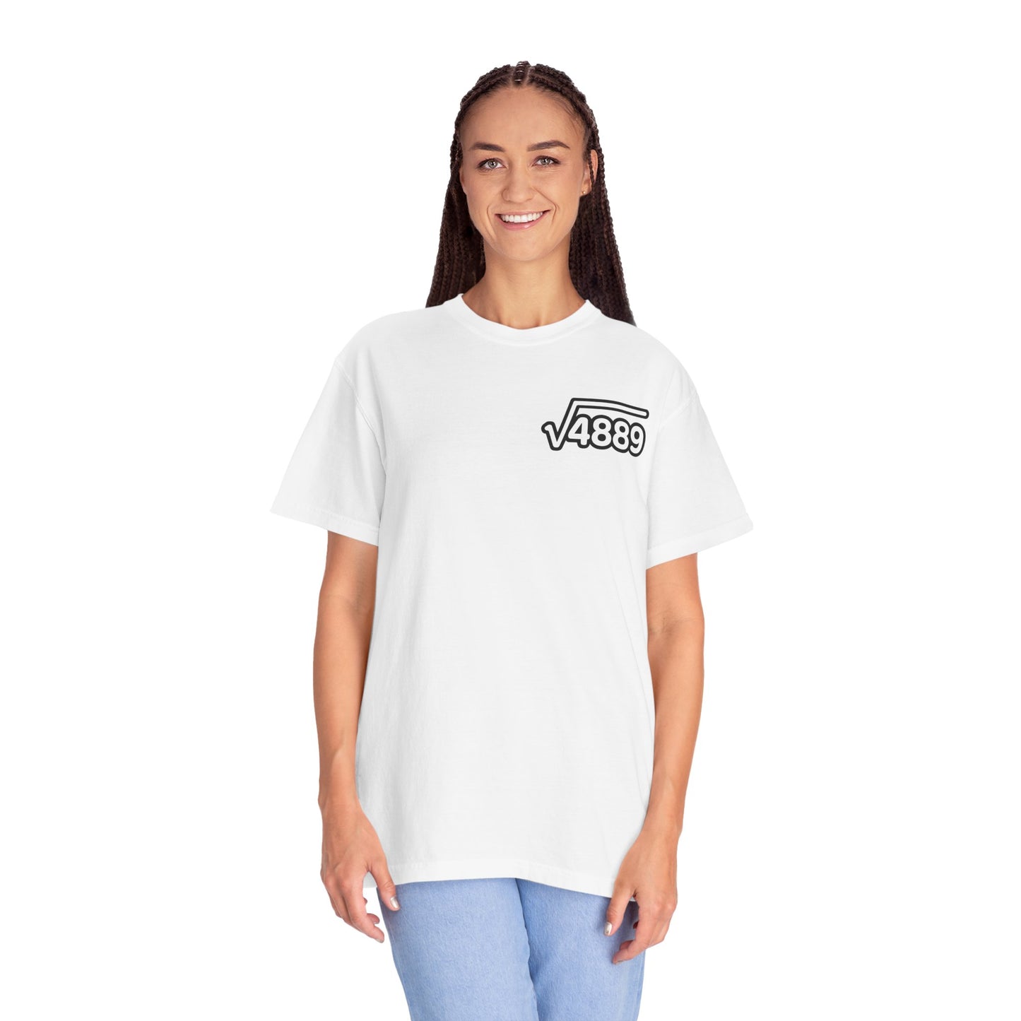 C - Streetwear Outline Tee — √4889 Double-Outline Graphic T-Shirt shesh sheve style
