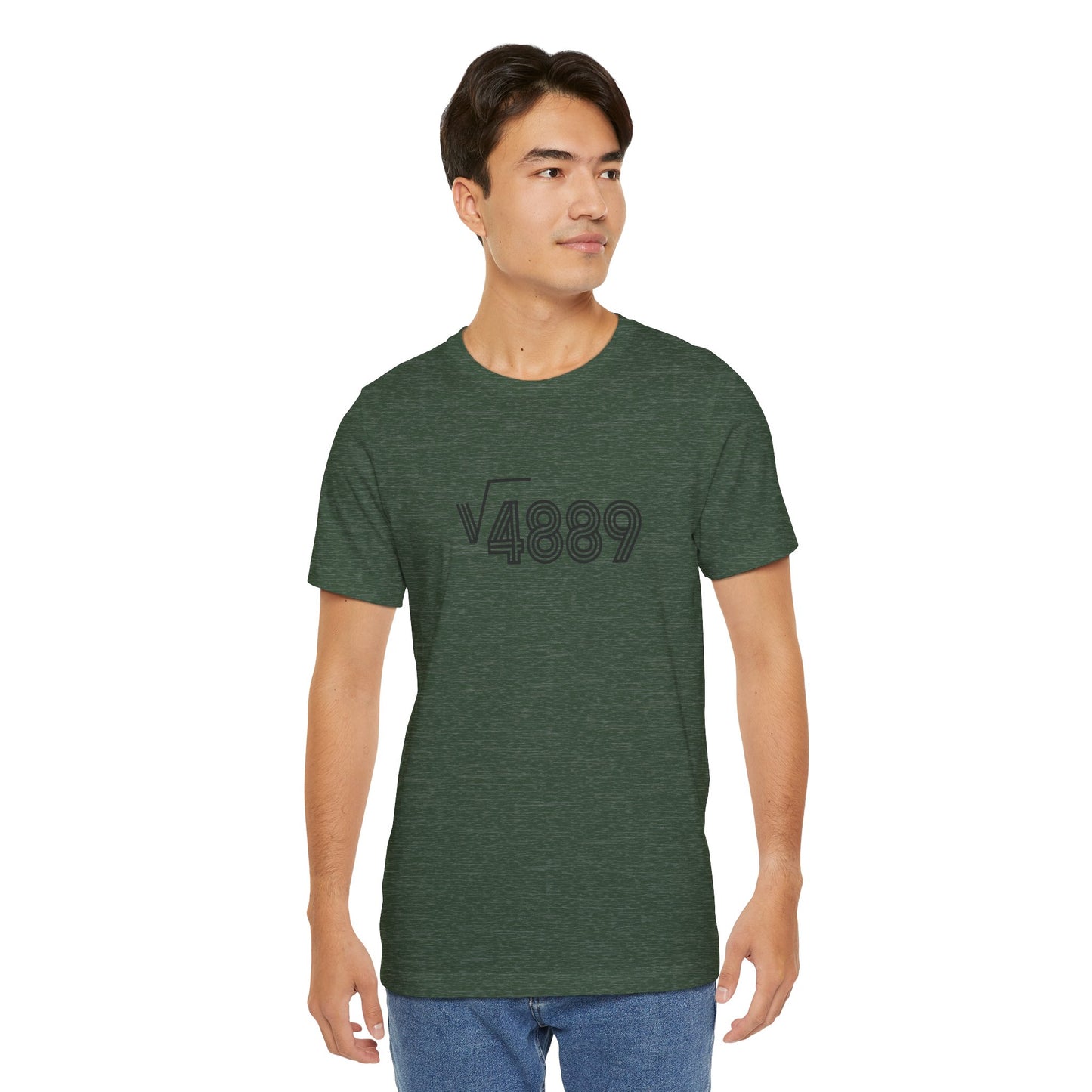 √4889 Rounded Graphic Tee — Shesh‑Sheva® Minimal Streetwear