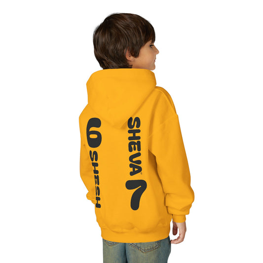 SHESH6 SHEVA7 Kids Hoodie back design – “Not Just a Meme”