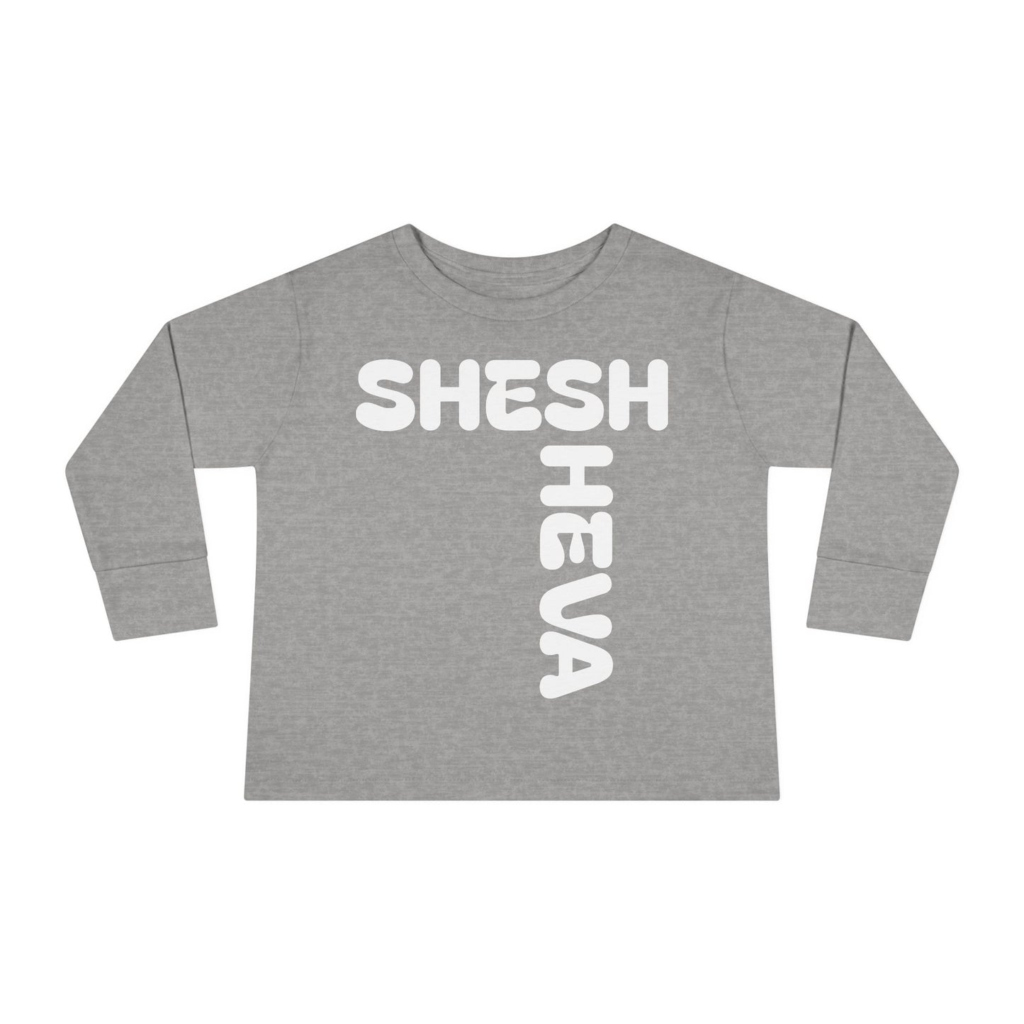 At - SHESH SHEVA™ Toddler Long Sleeve Tee | Bold Street-Fun Energy for Kids
