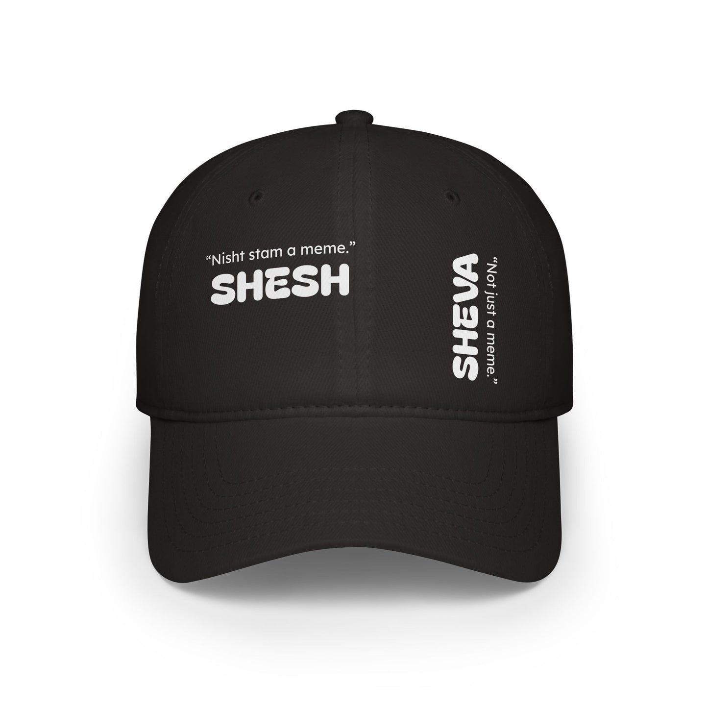 Baseball Cap - SHESH SHEVA Streetwear Brand -Global Meme Energy, Spiritual Balance ⚡