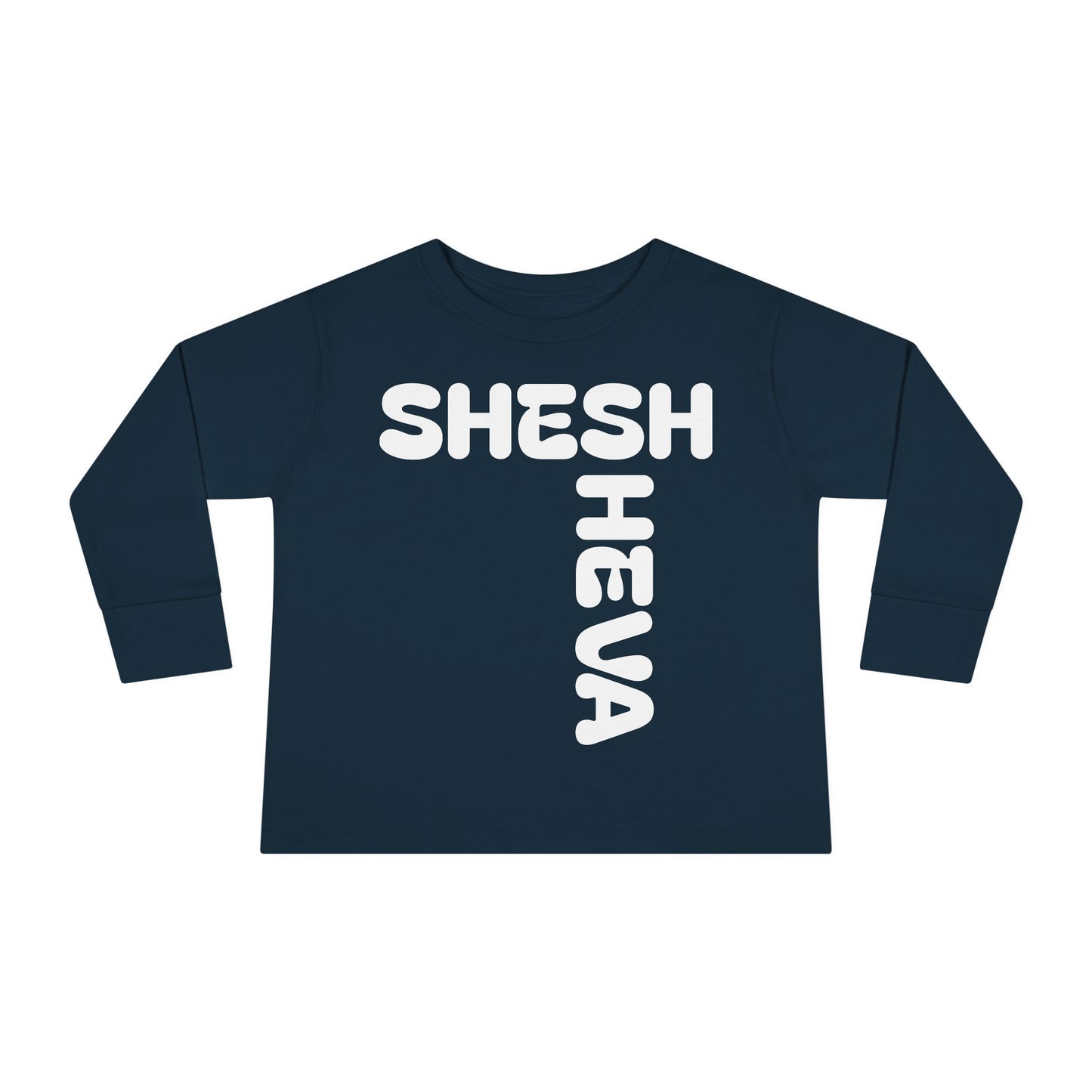 At - SHESH SHEVA™ Toddler Long Sleeve Tee | Bold Street-Fun Energy for Kids