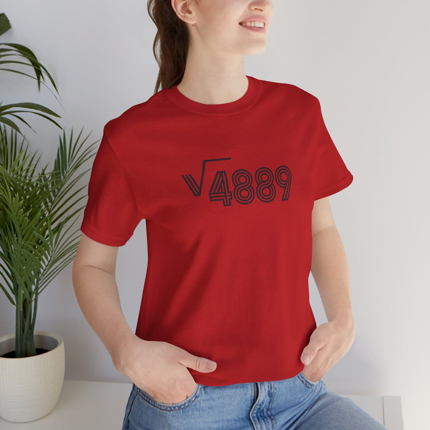 √4889 Rounded Graphic Tee — Shesh‑Sheva® Minimal Streetwear