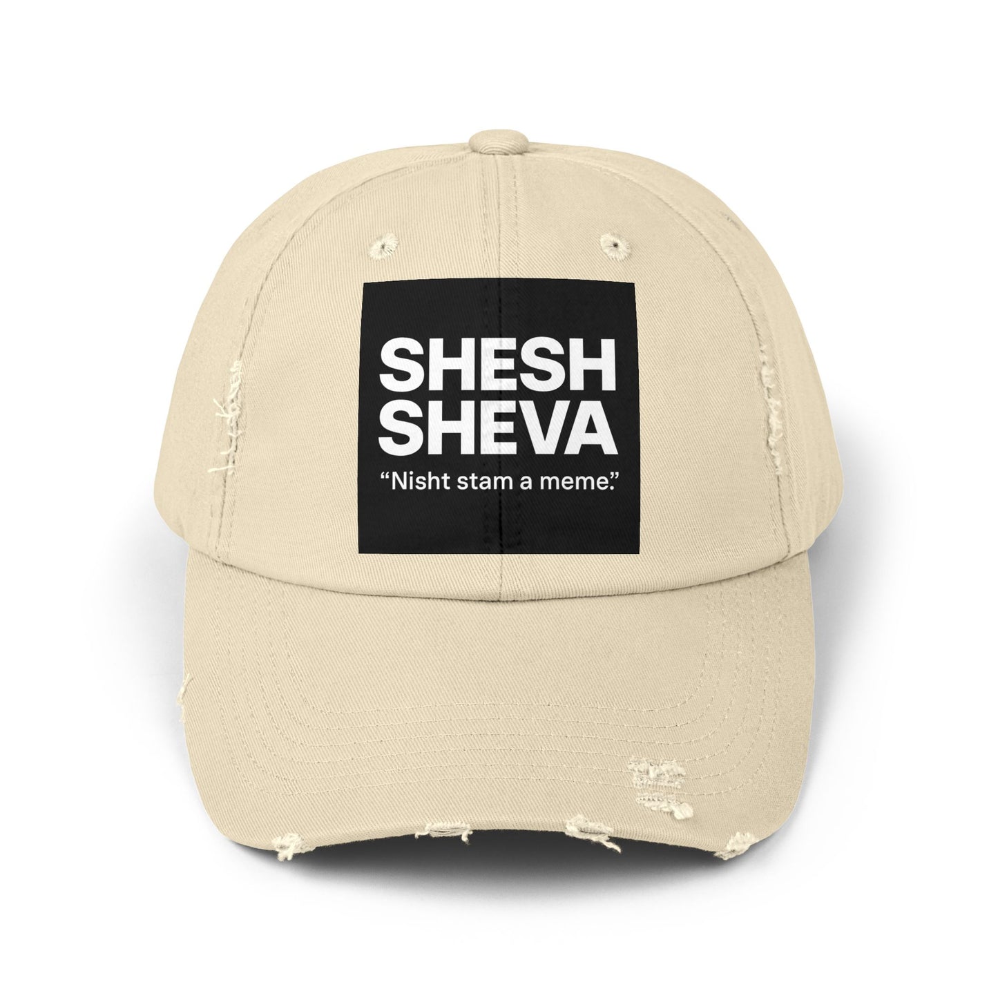 Distressed Cap - SHESH SHEVA Streetwear Vibe ⚡