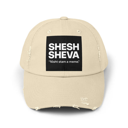 Distressed Cap - SHESH SHEVA Streetwear Vibe ⚡