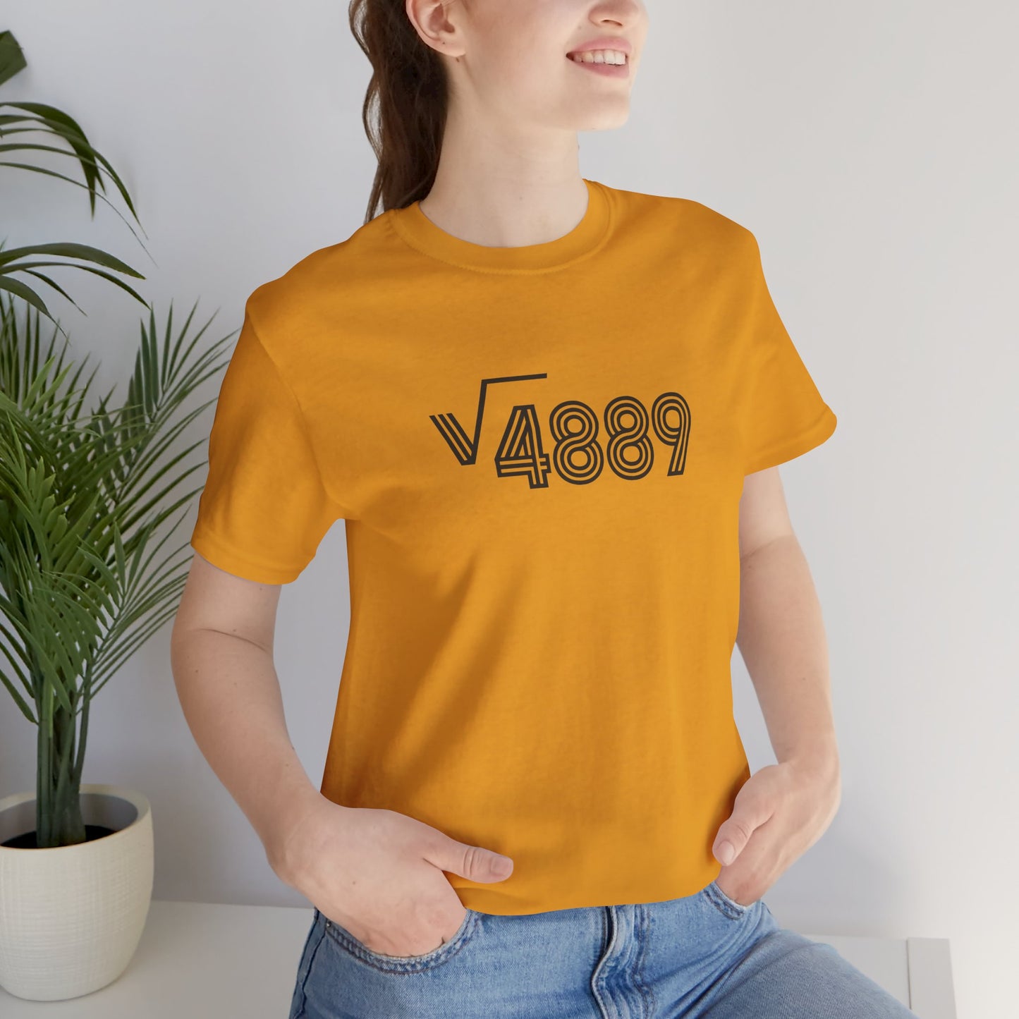 √4889 Rounded Graphic Tee — Shesh‑Sheva® Minimal Streetwear