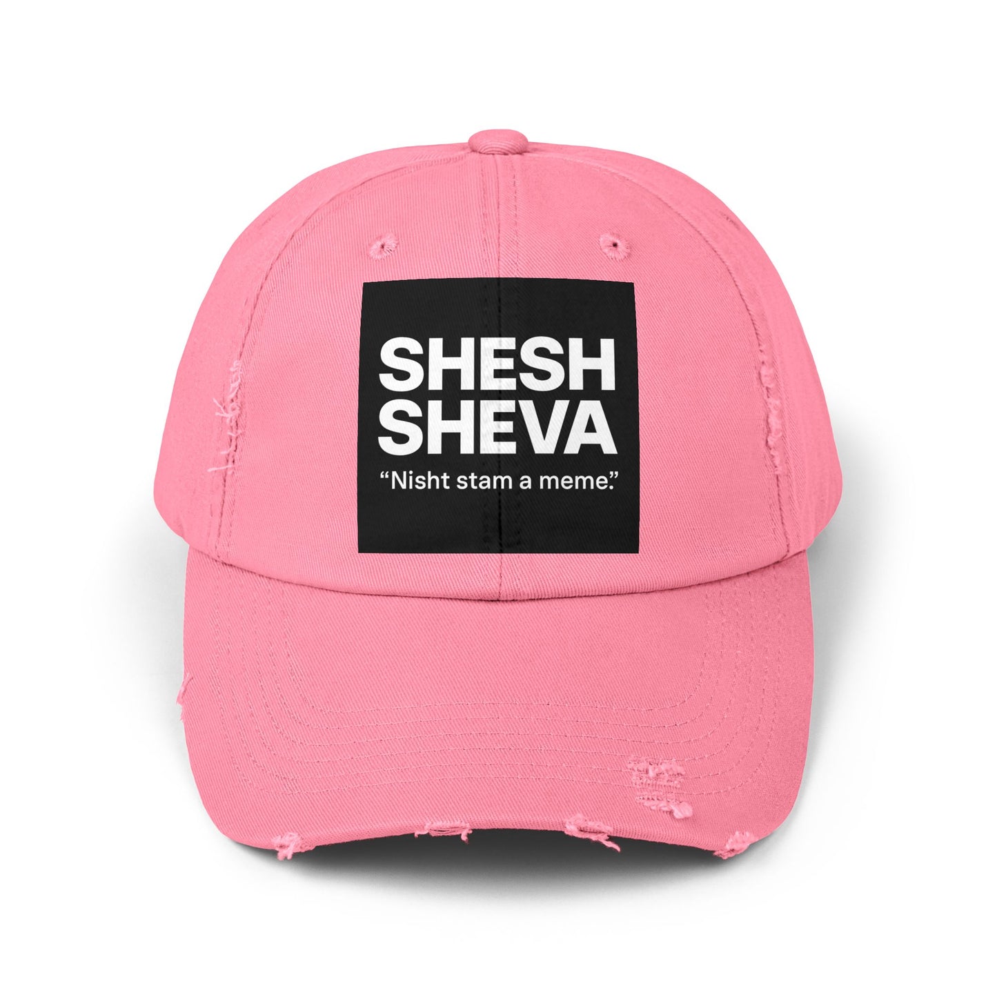 Distressed Cap - SHESH SHEVA Streetwear Vibe ⚡
