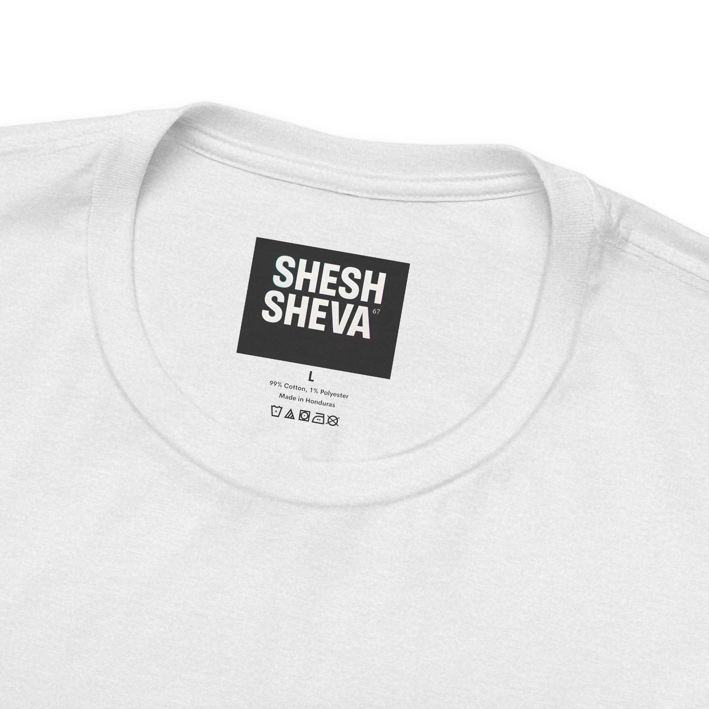 √4889 Rounded Graphic Tee — Shesh‑Sheva® Minimal Streetwear