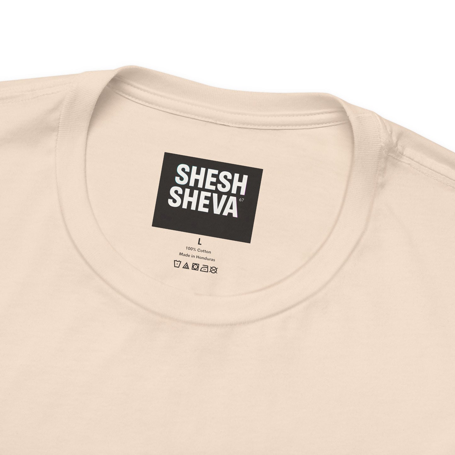 √4889 Rounded Graphic Tee — Shesh‑Sheva® Minimal Streetwear
