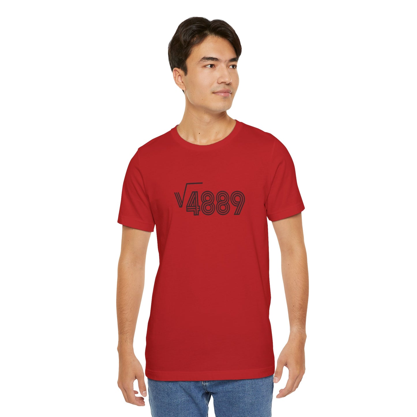 √4889 Rounded Graphic Tee — Shesh‑Sheva® Minimal Streetwear